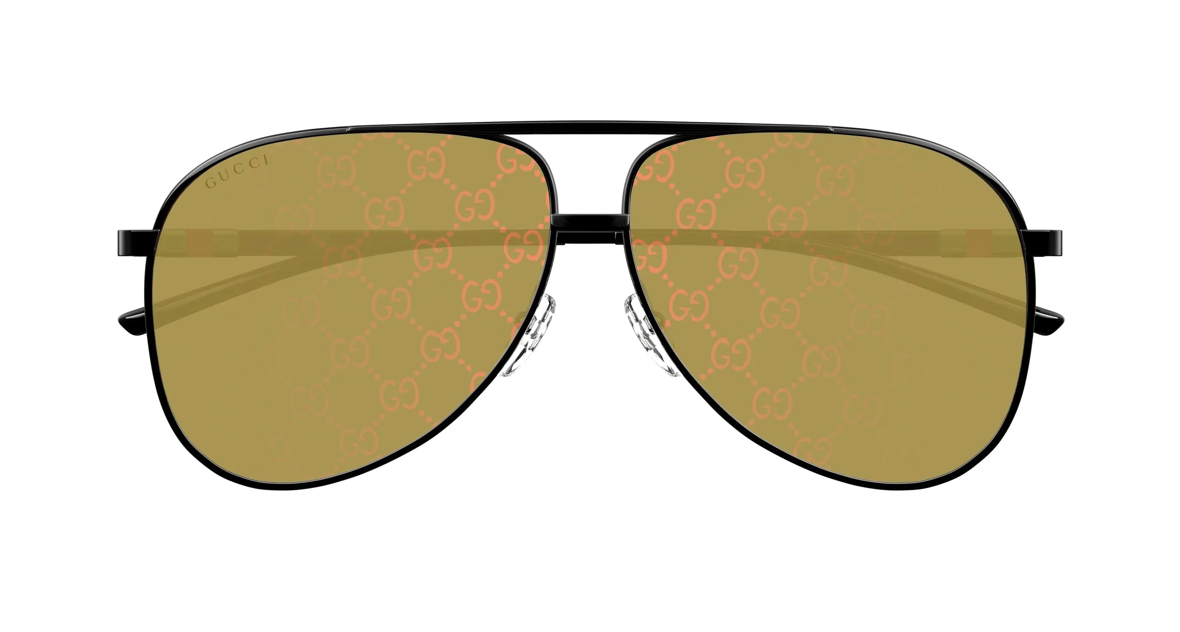 Gucci GG1677S 005 Occhiali da sole Metallo Nero Pilot - immagine 2