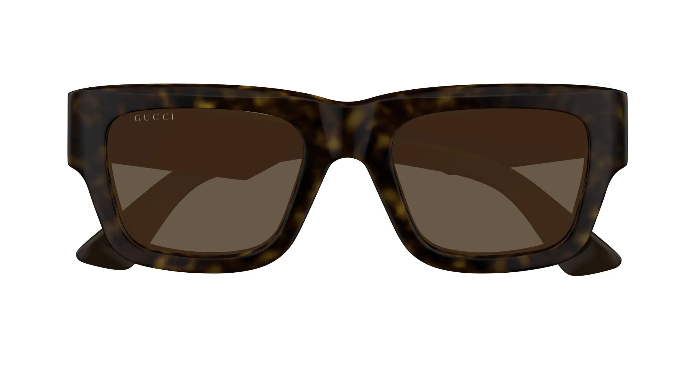 Gucci GG1668S 005 Occhiali da sole Acetato Havana Marrone Squadrata - immagine 2