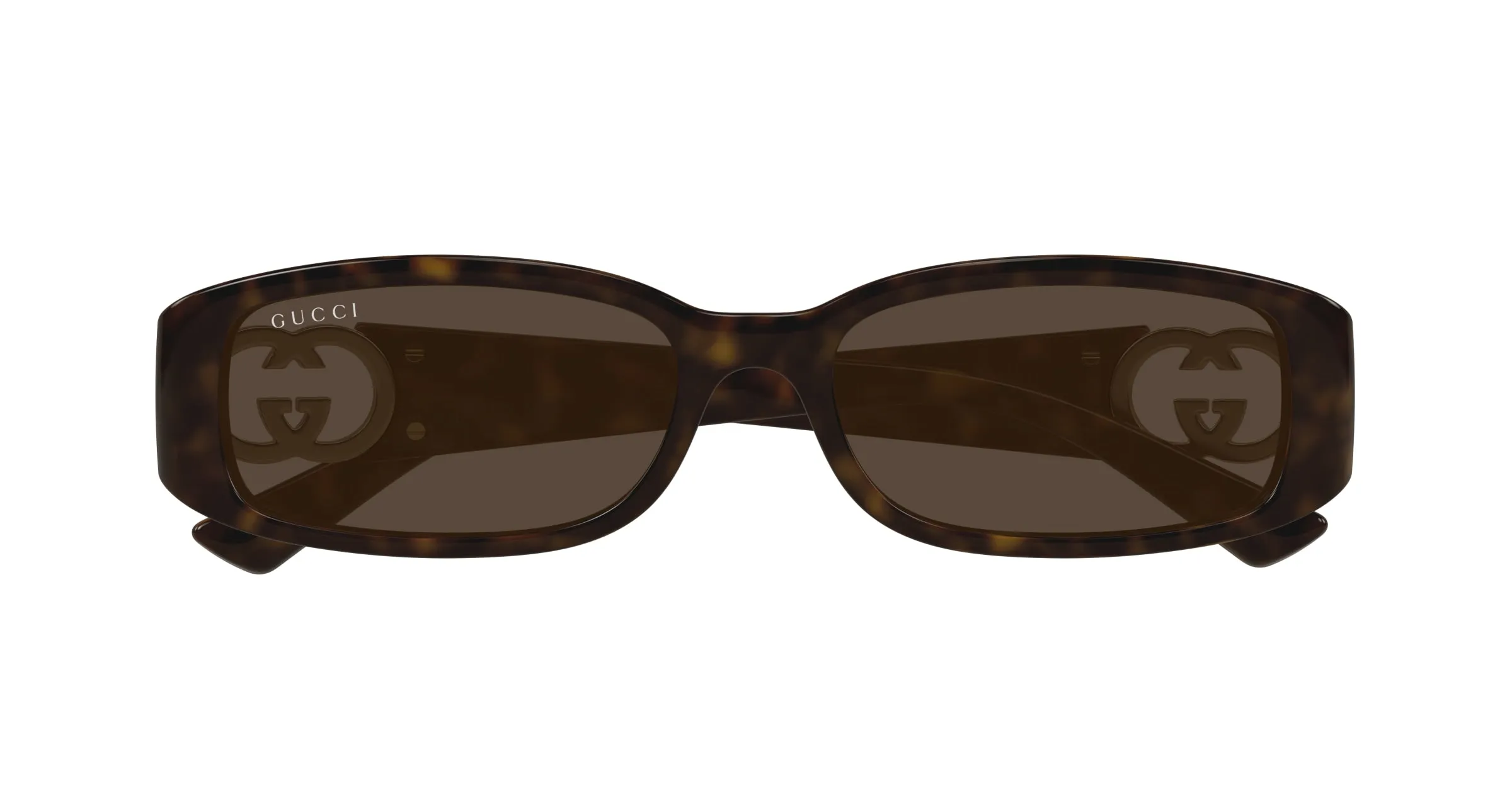 Gucci GG1661S 002 Occhiali da sole Iniettato Havana Marrone Squadrata - immagine 2