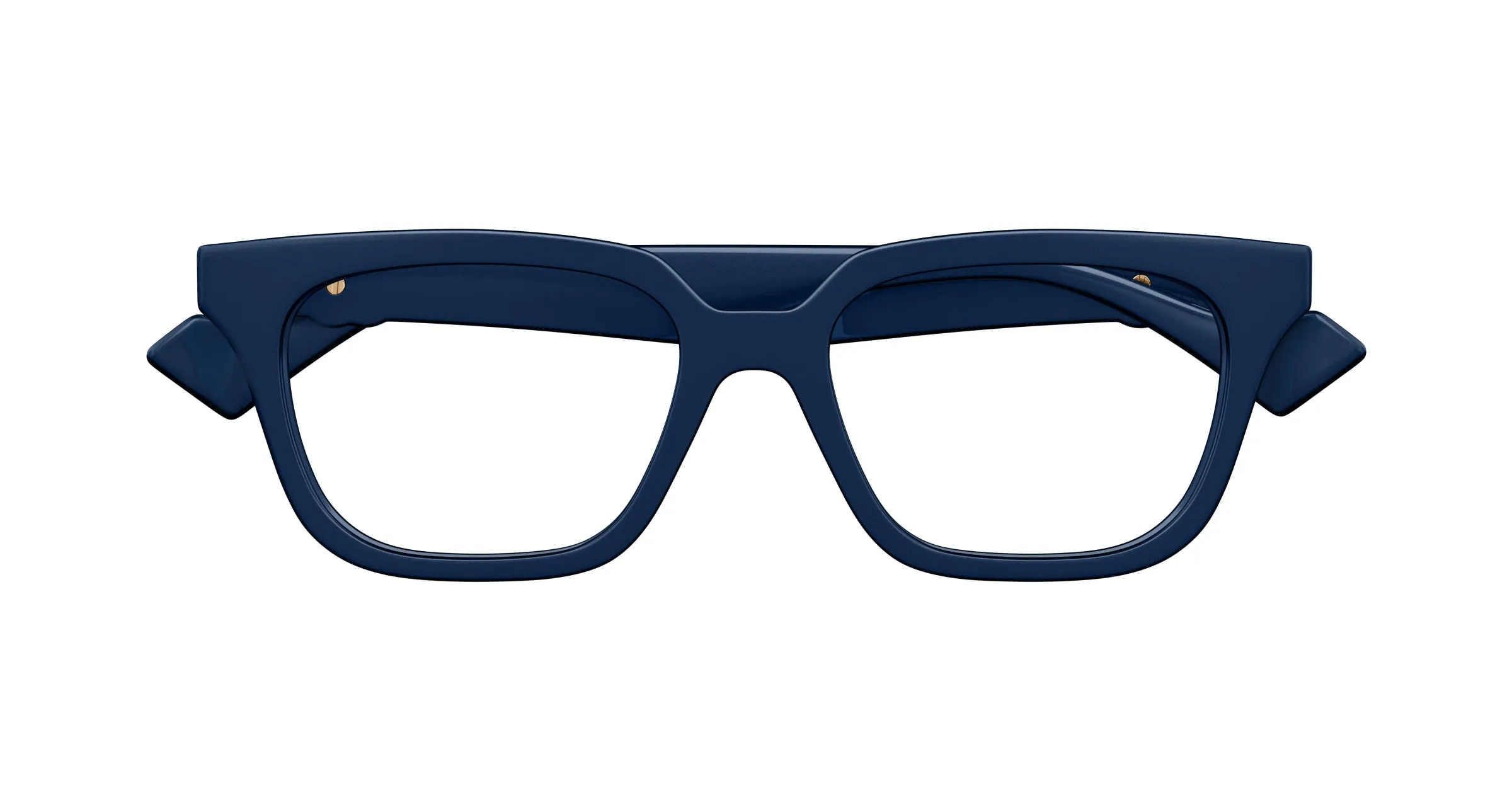 Gucci GG1536O 009 Montature da vista Iniettato Blu Trasparente Cat Eye - immagine 2