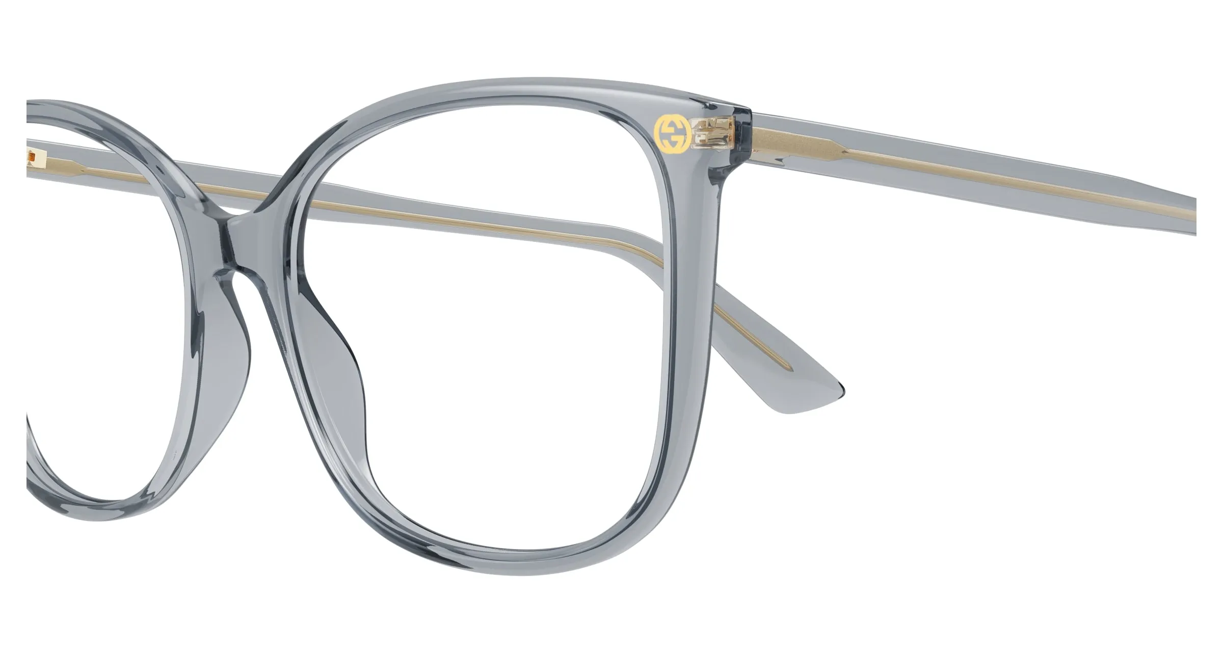 Gucci GG0026O 017 Montature da vista Acetato Cat Eye - immagine 3