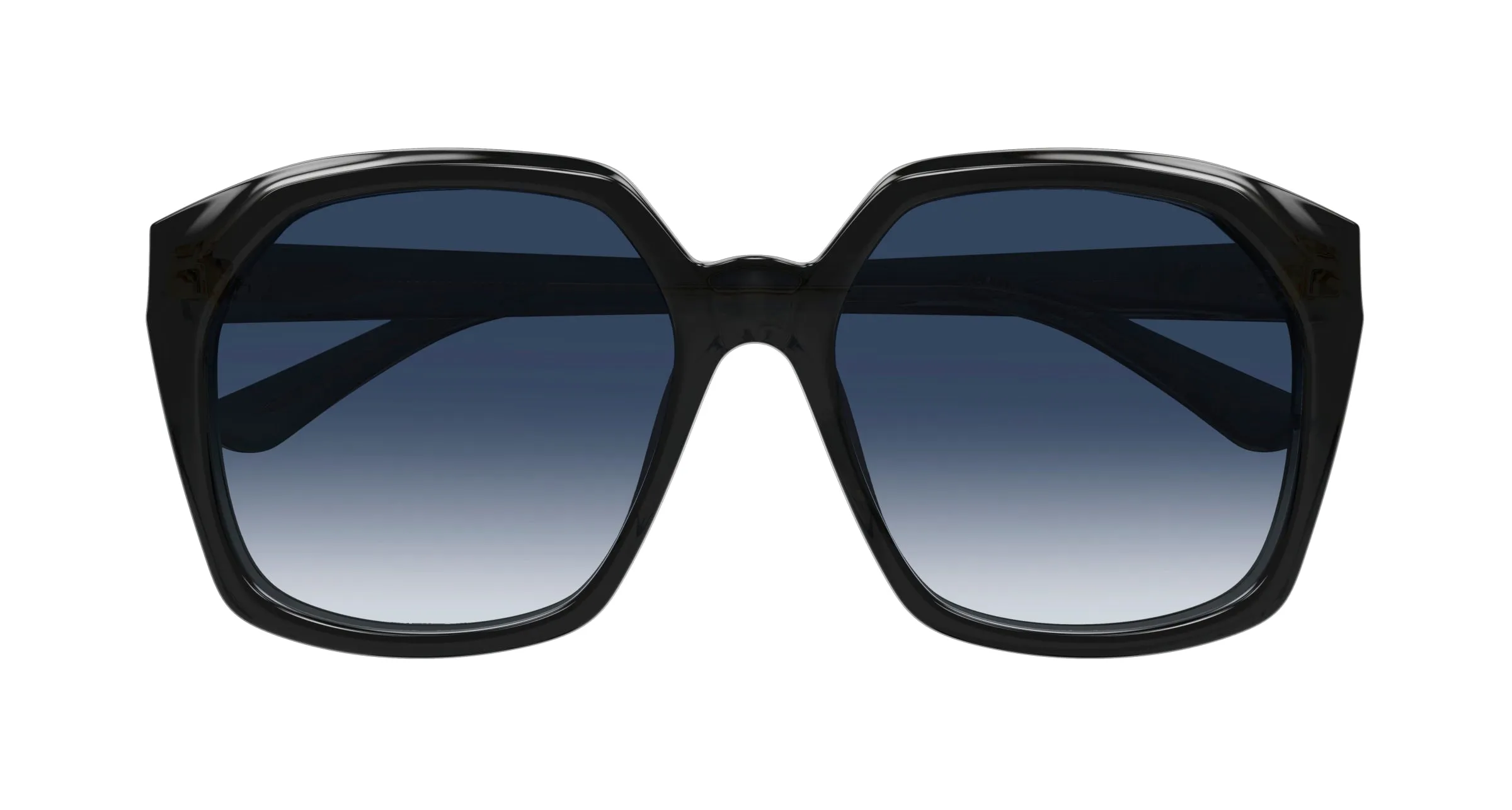 Chloé CH0280S 002 Occhiali da sole Acetato Nero Blu Squadrata - immagine 2
