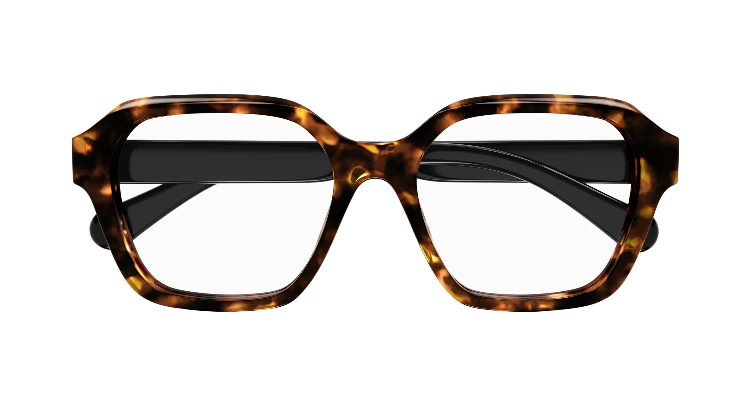 Chloé CH0272O 002 Montature da vista Acetato Havana Trasparente Squadrata - immagine 2