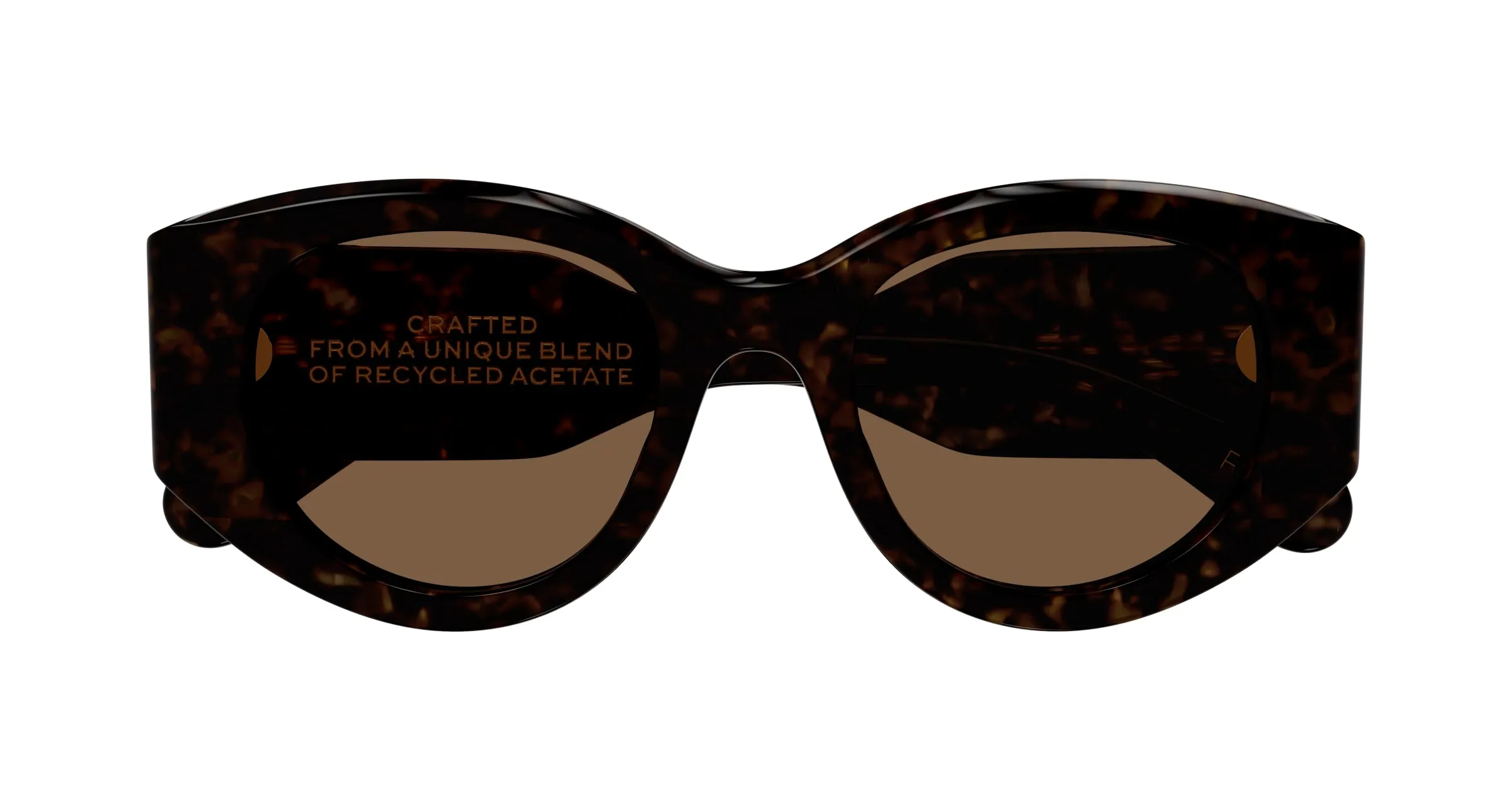 Chloé CH0251S 002 Occhiali da sole Acetato Havana Marrone Rotonda - immagine 2