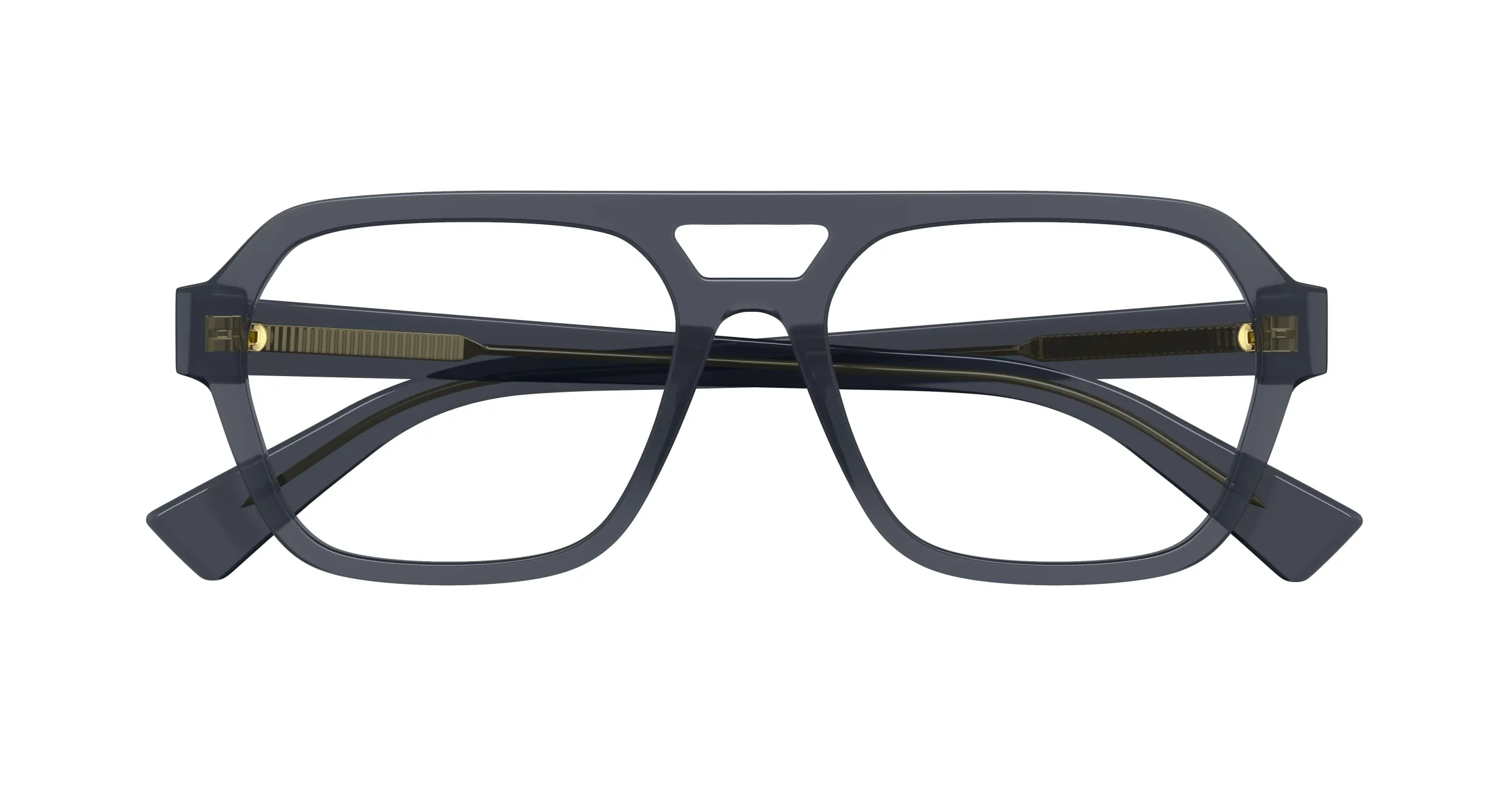 Bottega Veneta BV1336OA 003 Montature da vista Acetato Grigio Trasparente Pilot - immagine 2
