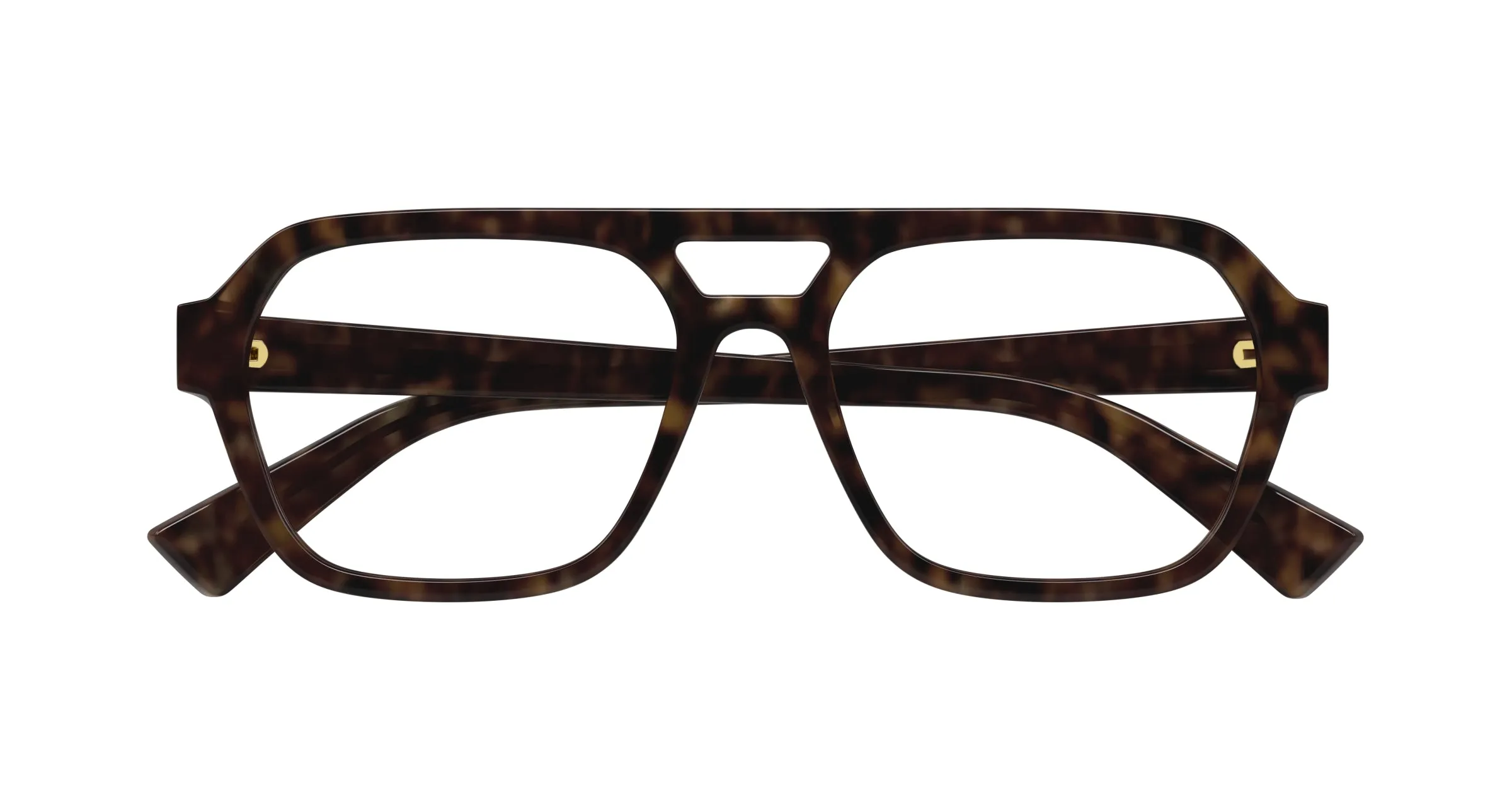 Bottega Veneta BV1336OA 002 Montature da vista Acetato Havana Trasparente Pilot - immagine 2