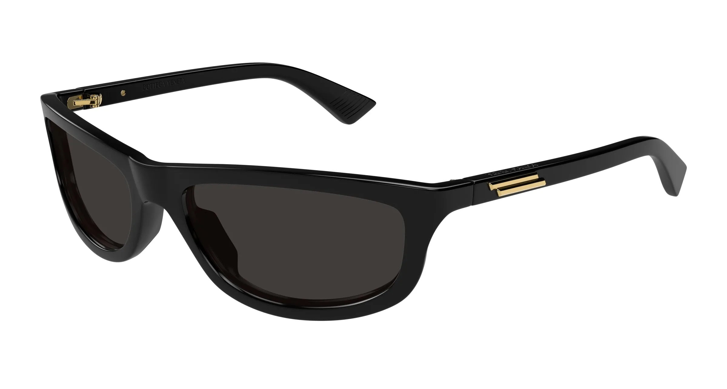 Bottega Veneta BV1327S 001 Occhiali da sole Acetato Nero Grigio Squadrata - immagine 1
