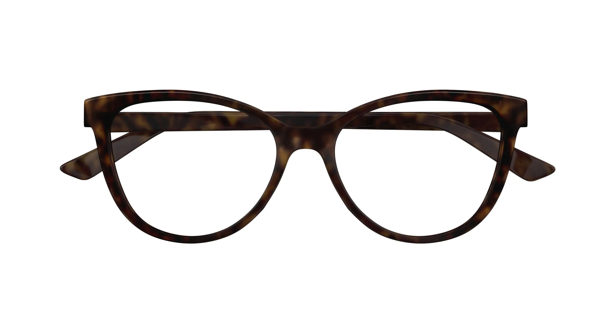 Bottega Veneta BV1313O 002 Montature da vista Acetato Havana Trasparente Cat Eye - immagine 2