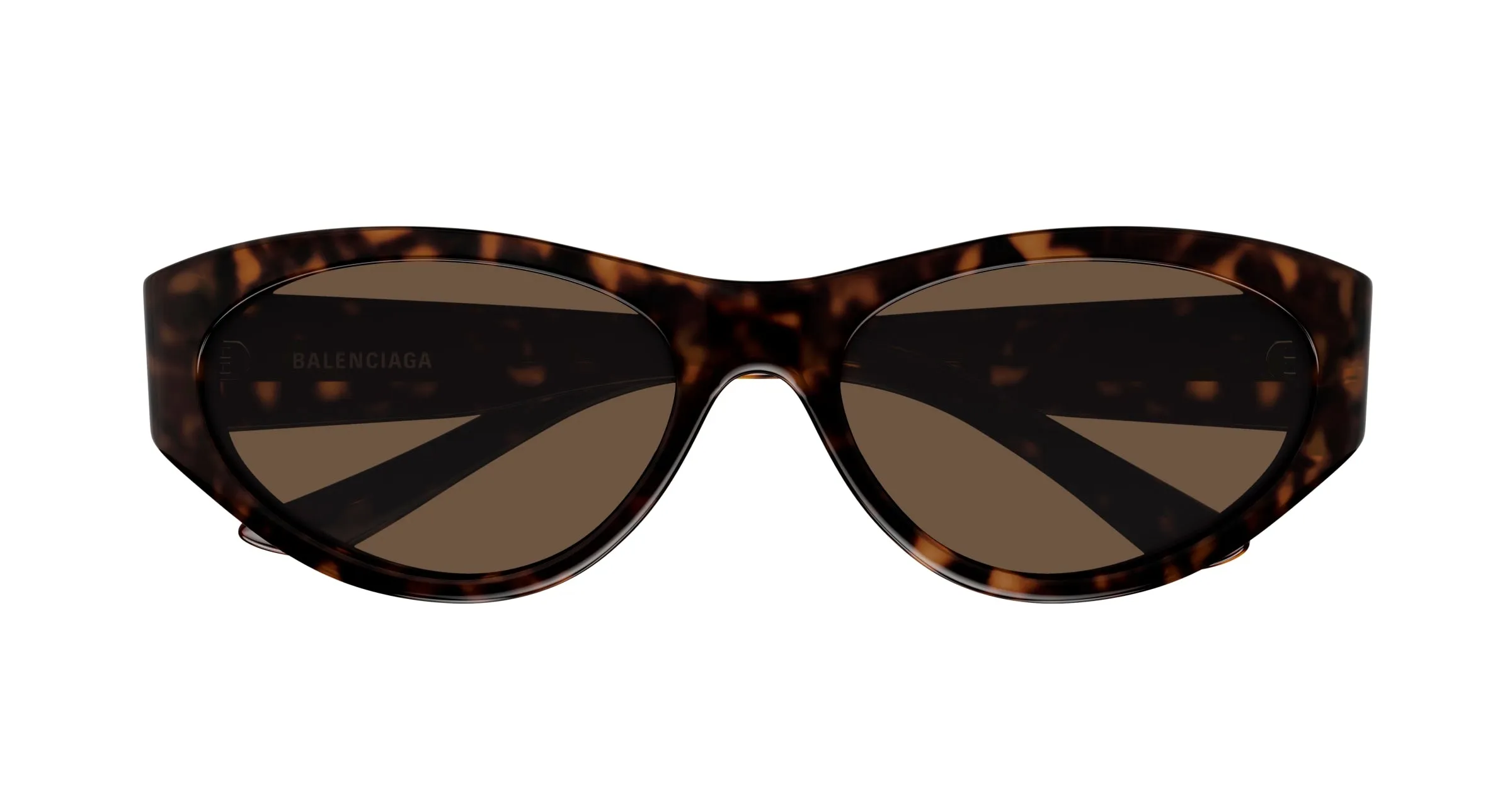 Balenciaga BB0367S 002 Occhiali da sole Acetato Havana Marrone Rotonda - immagine 2