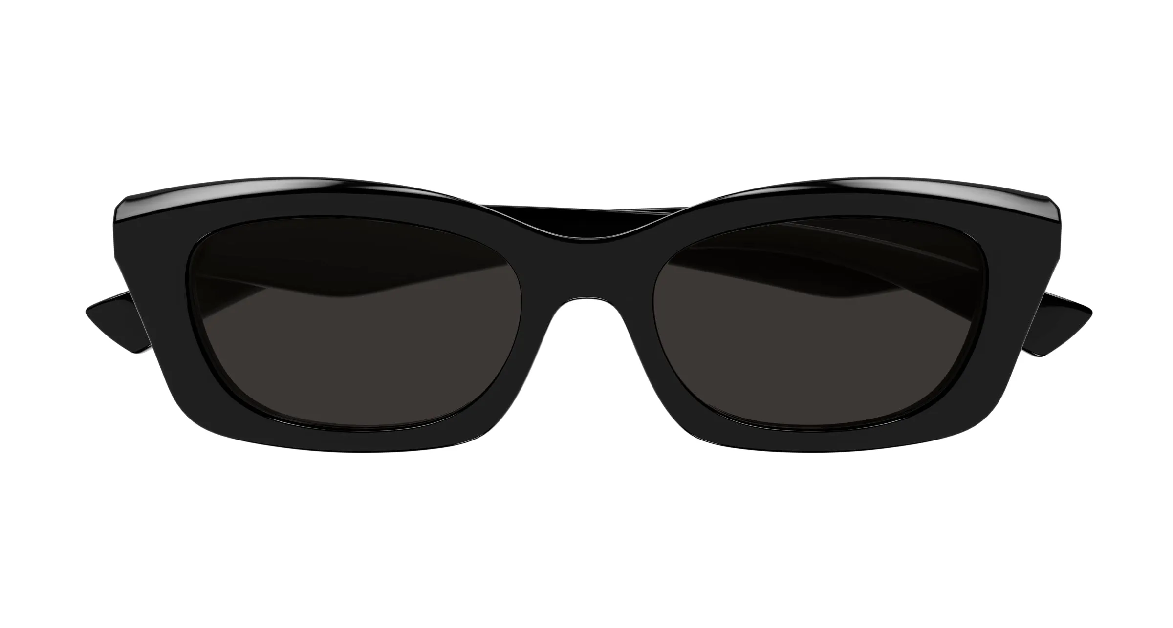 Alexander McQueen AM0474S 001 Occhiali da sole Acetato Nero Grigio Squadrata - immagine 2
