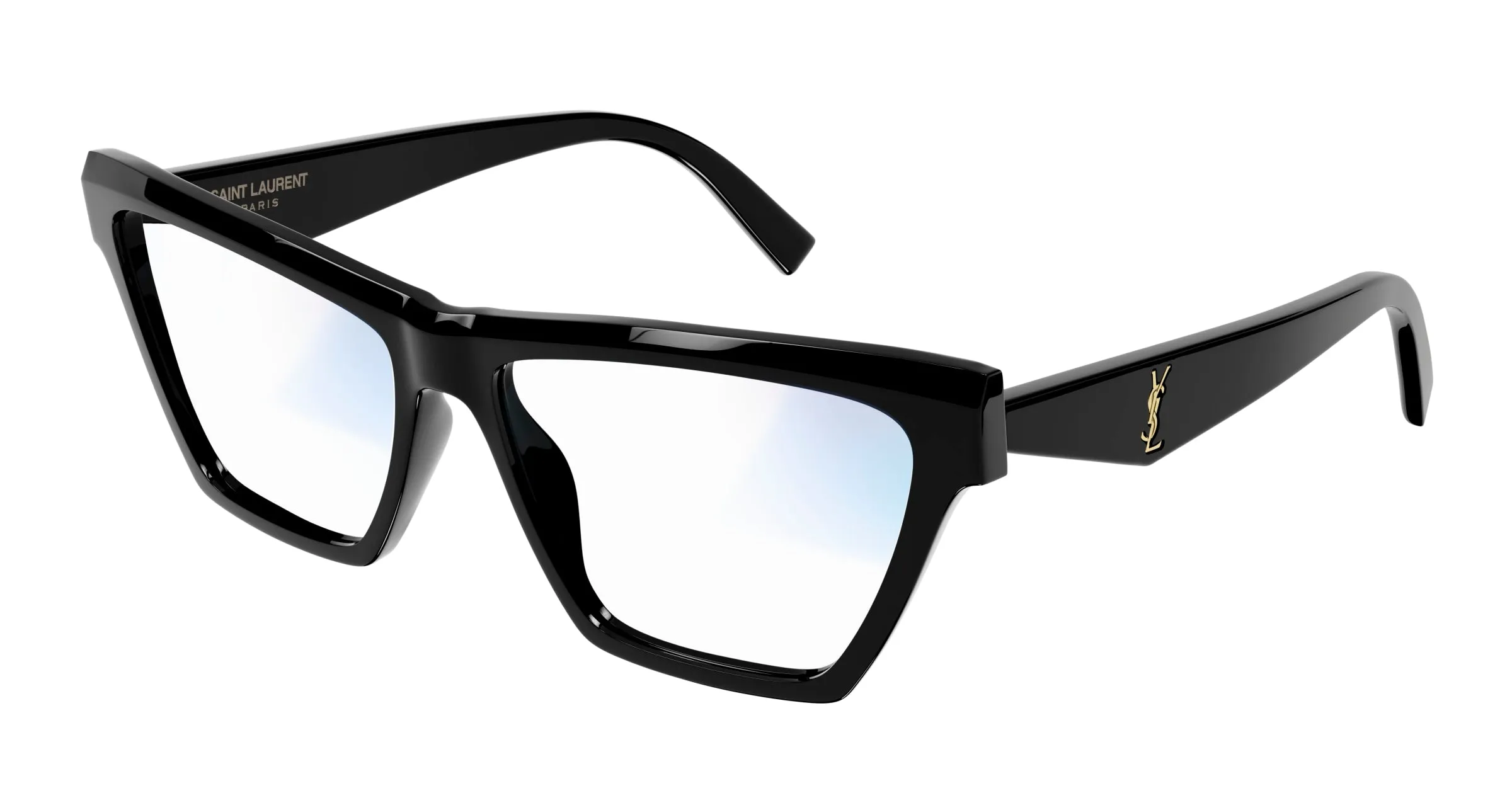 SAINT LAURENT SL M103 004 Occhiali da sole Nero Trasparente Cat Eye Fotocromatico - immagine 1