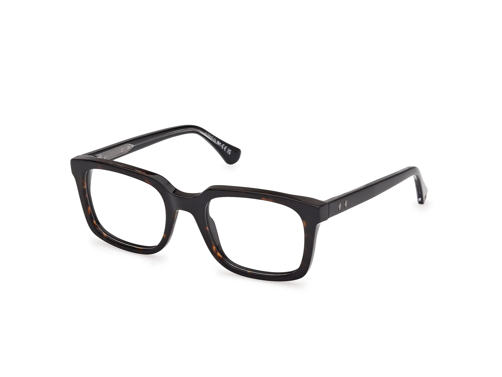 Web WE5445 56 Montature da vista Acetato Havana Squadrata Normale - immagine 1