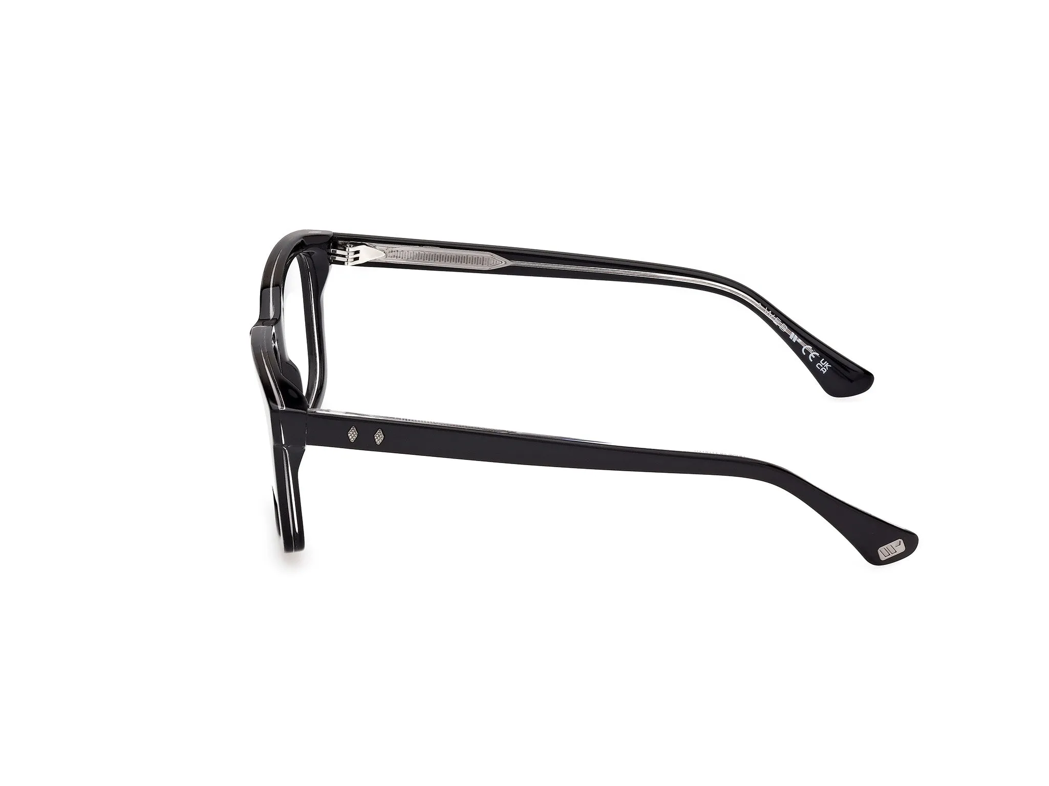 Web WE5445 5 Montature da vista Acetato Nero Squadrata Normale - immagine 3