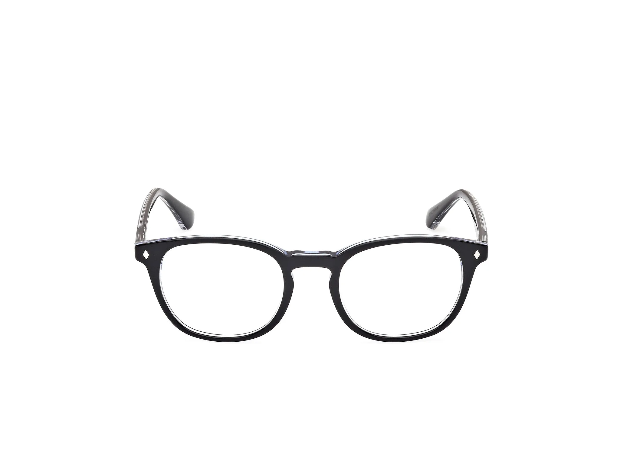 Web WE5441 5 Montature da vista Acetato Nero Rotonda Normale - immagine 2