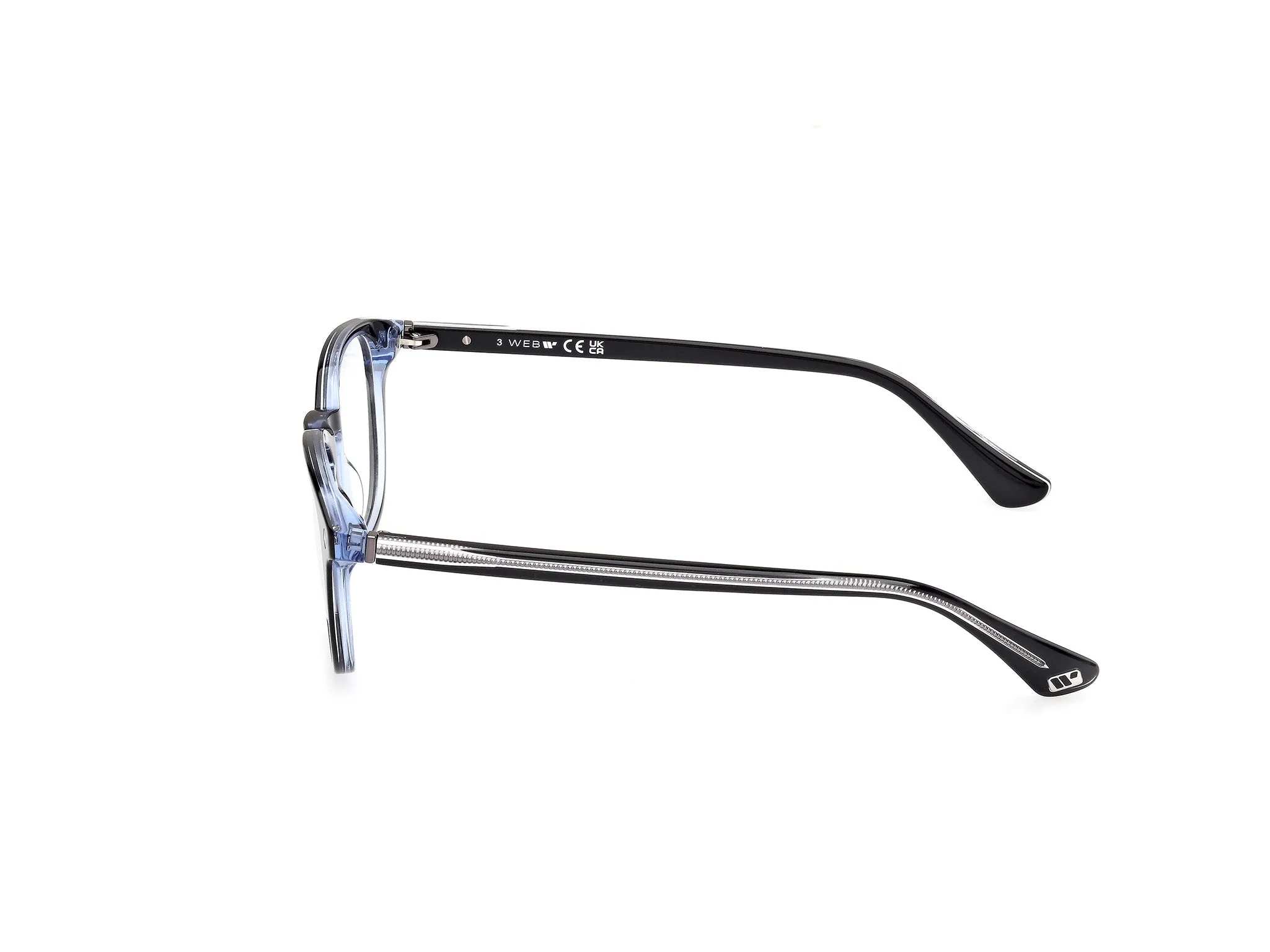 Web WE5441 5 Montature da vista Acetato Nero Rotonda Normale - immagine 3