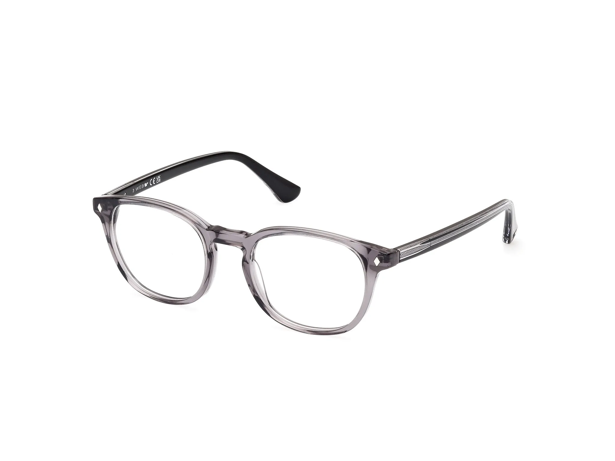 Web WE5441 20 Montature da vista Acetato Grigio Rotonda Normale - immagine 1
