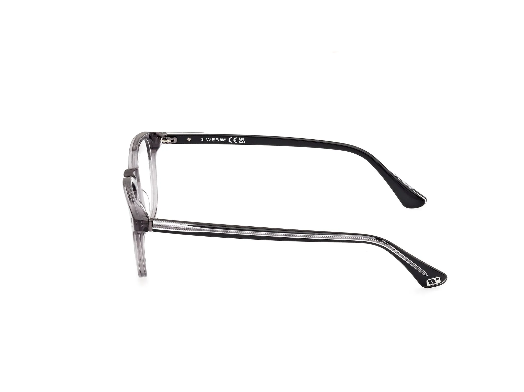 Web WE5441 20 Montature da vista Acetato Grigio Rotonda Normale - immagine 3