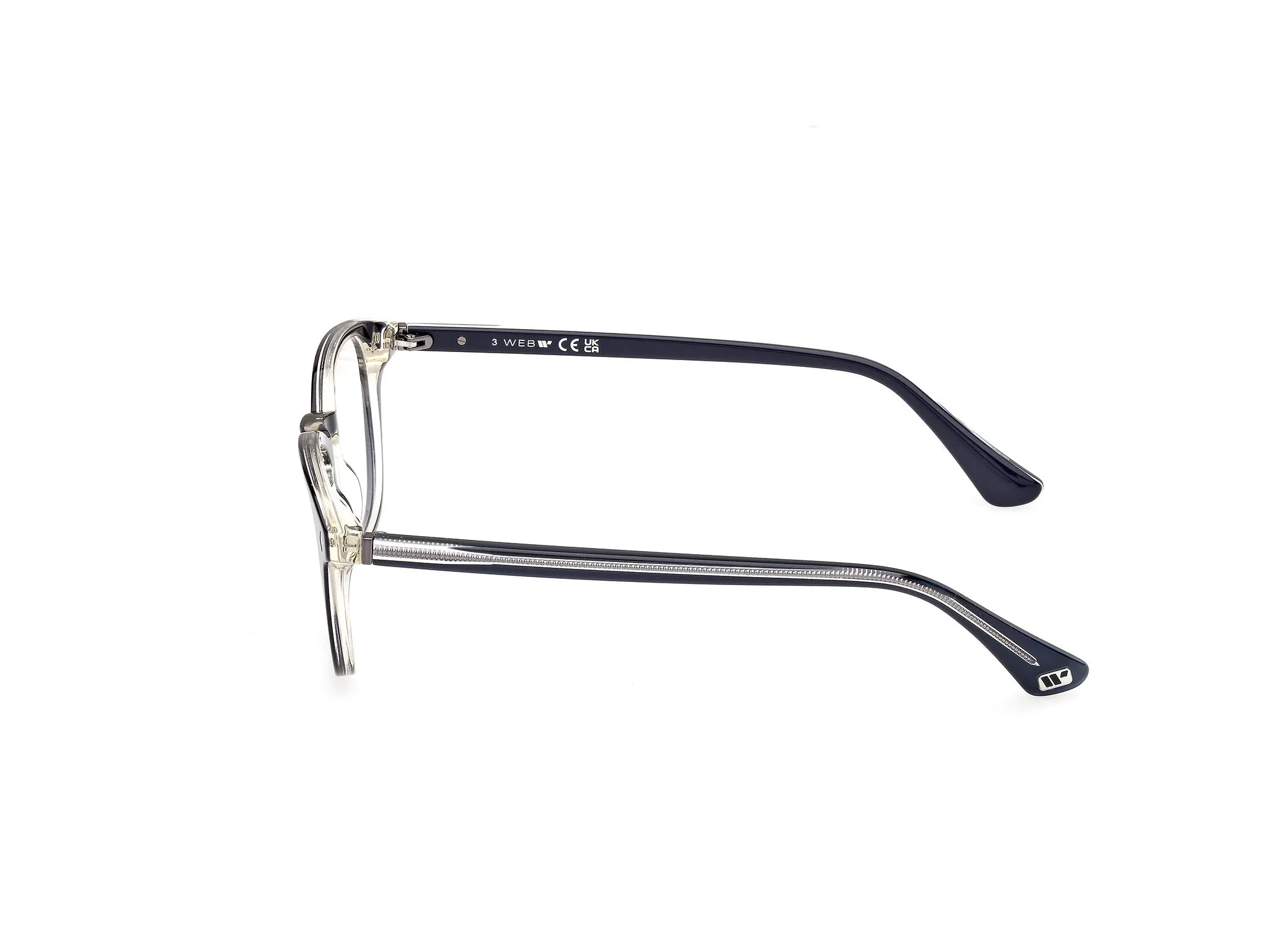 Web WE5441 92 Montature da vista Acetato Blu Rotonda Normale - immagine 3
