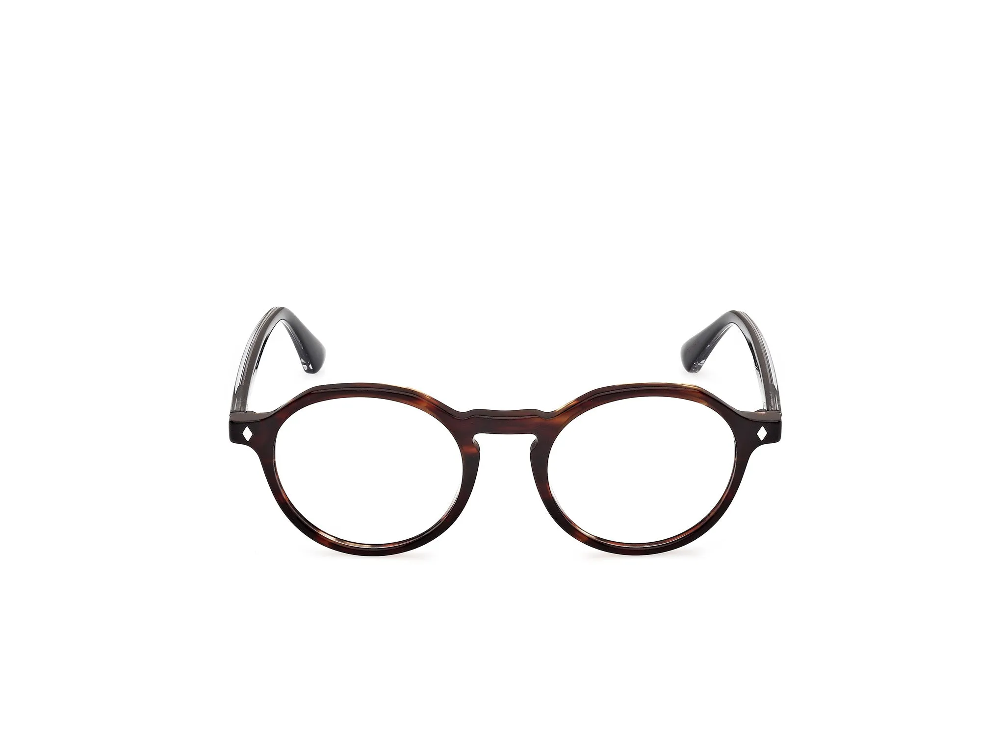 Web WE5440 52 Montature da vista Acetato Havana Rotonda Normale - immagine 2