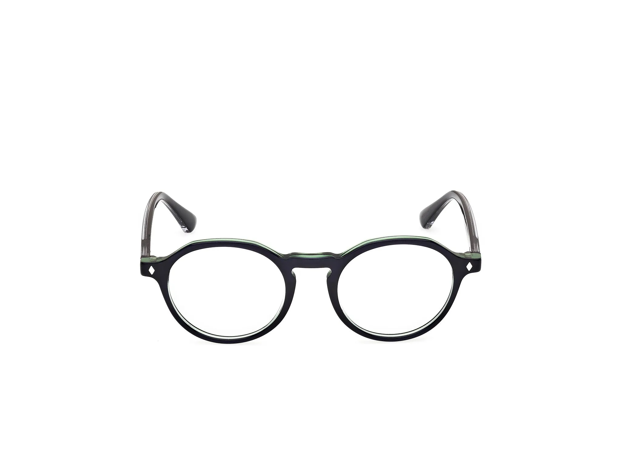 Web WE5440 5 Montature da vista Acetato Nero Rotonda Normale - immagine 2