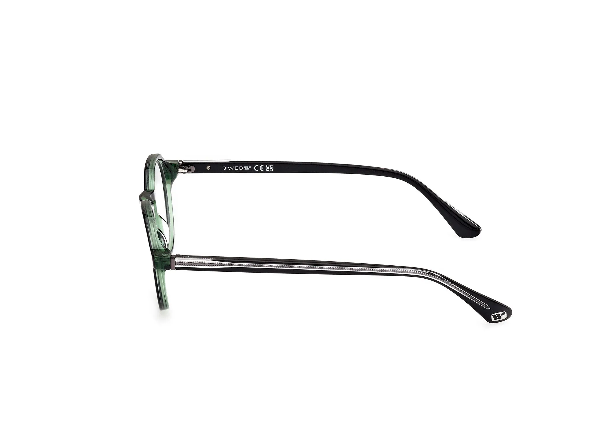 Web WE5440 5 Montature da vista Acetato Nero Rotonda Normale - immagine 3