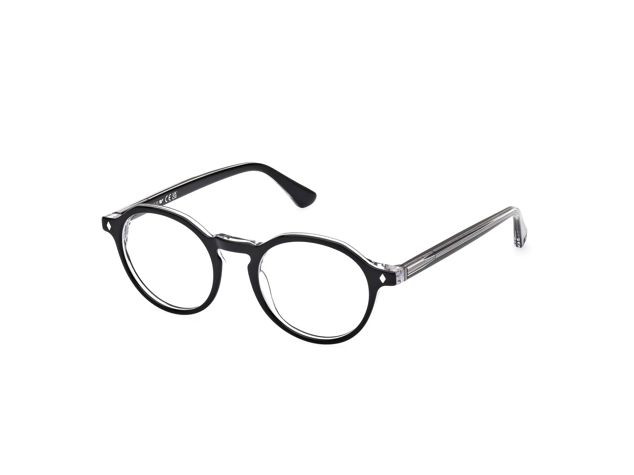 Web WE5440 1 Montature da vista Acetato Nero Rotonda Normale - immagine 1