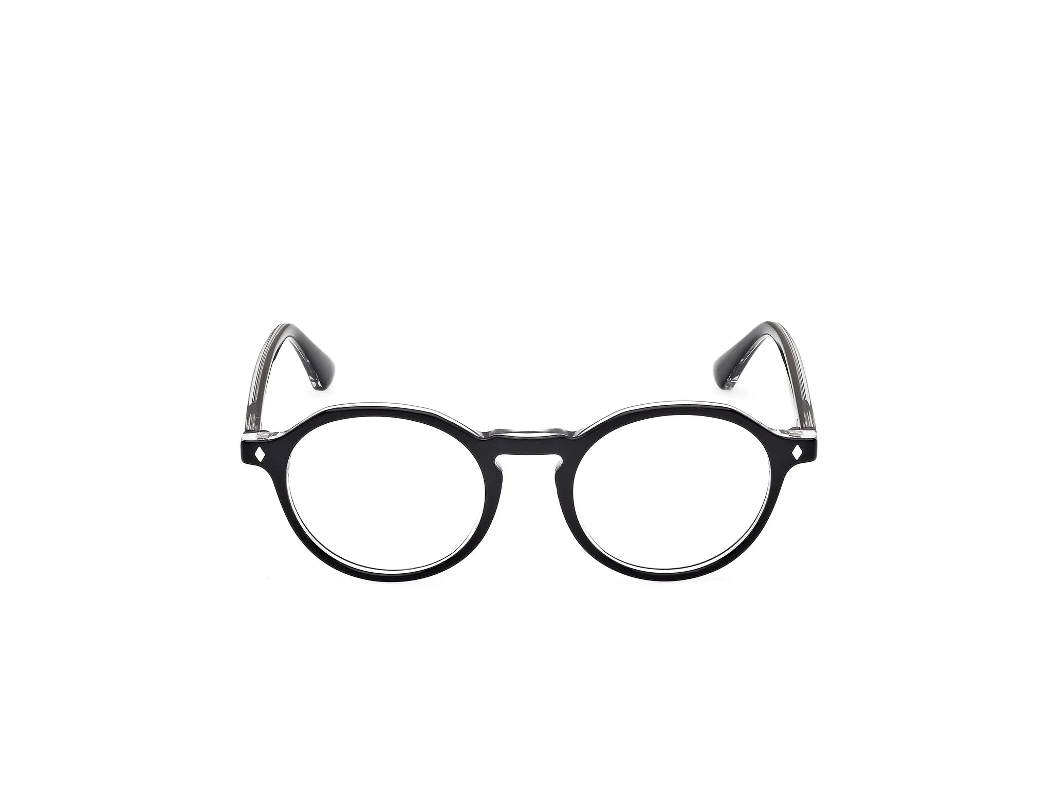 Web WE5440 1 Montature da vista Acetato Nero Rotonda Normale - immagine 2