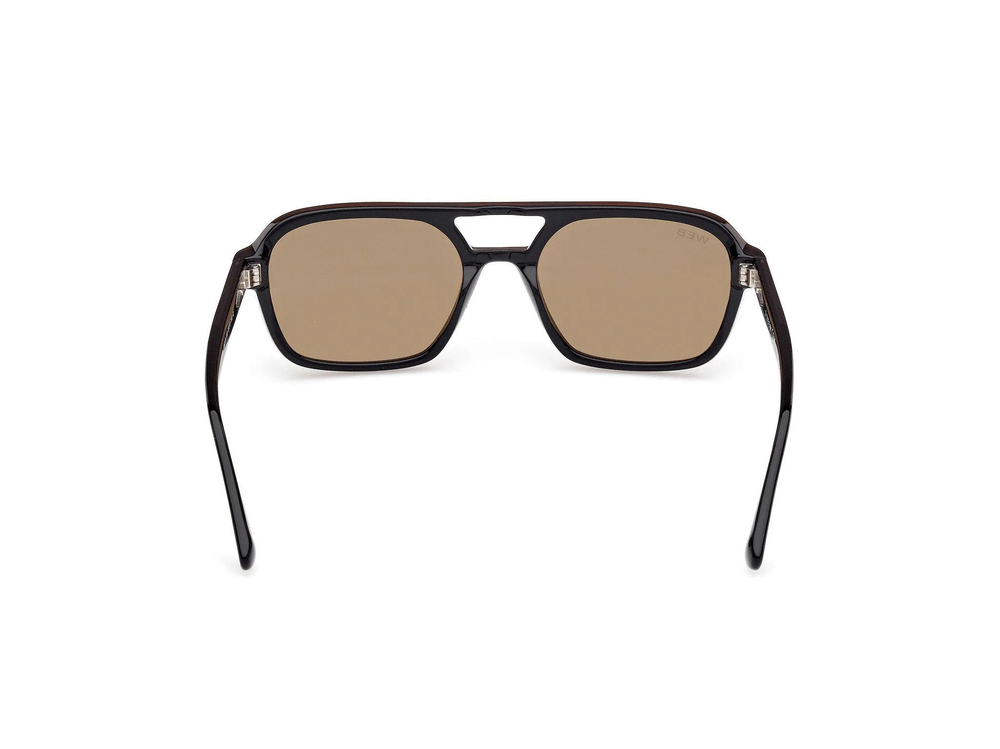 Web WE0376 50E Occhiali da sole Acetato Marrone Marrone Squadrata Normale - immagine 4