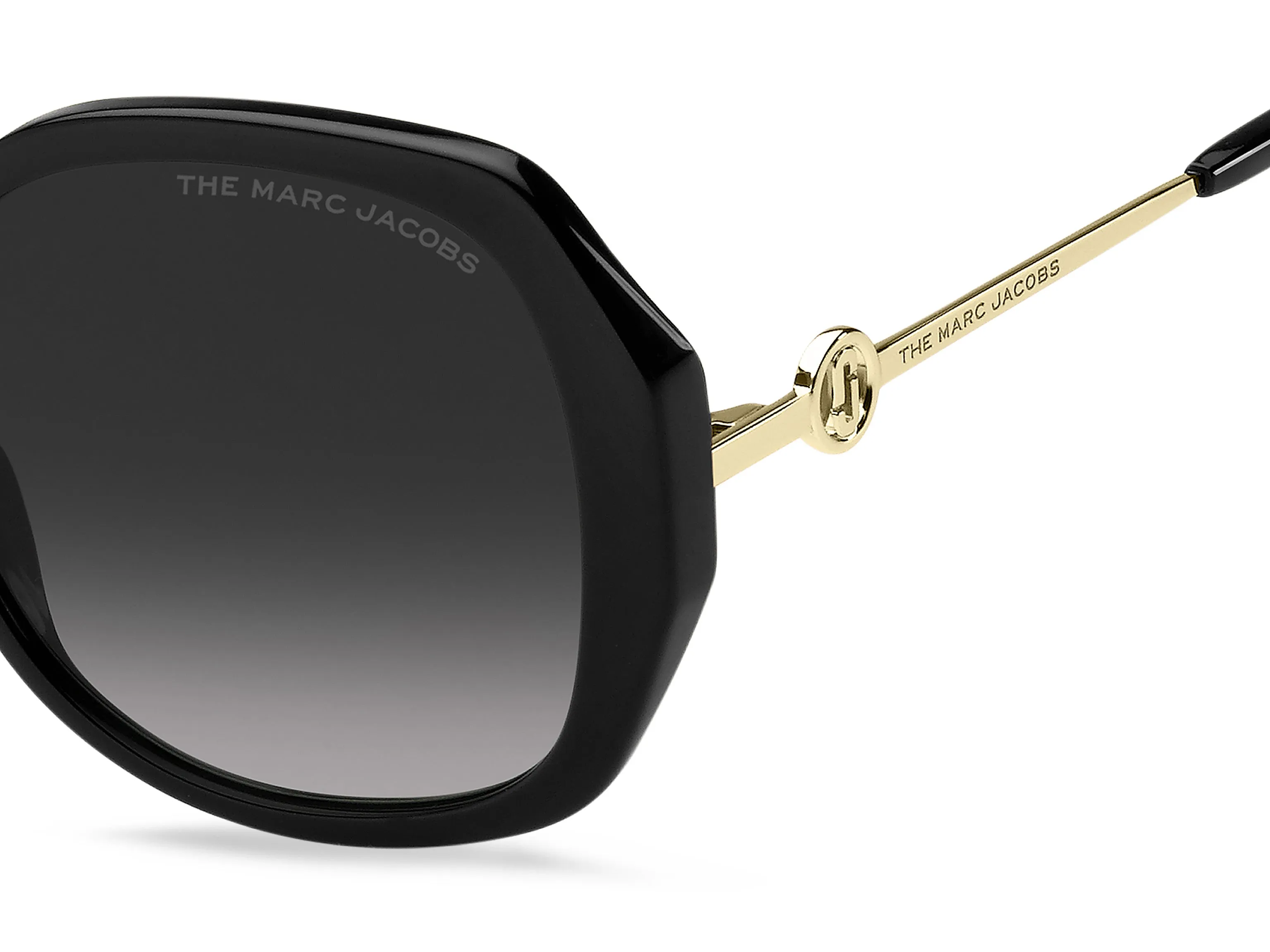 Marc Jacobs MARC 581/S 807/9O Occhiali da sole Acetato Nero Grigio Farfalla Normale Sfumato - immagine 3