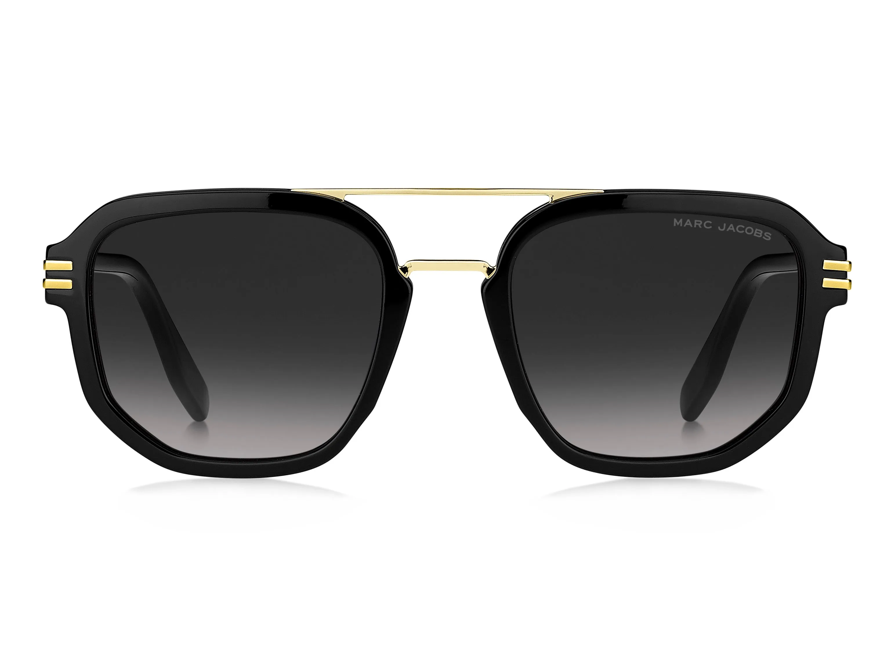 Marc Jacobs MARC 588/S 807/9O Occhiali da sole Acetato Nero Grigio Squadrata Normale Sfumato - immagine 2