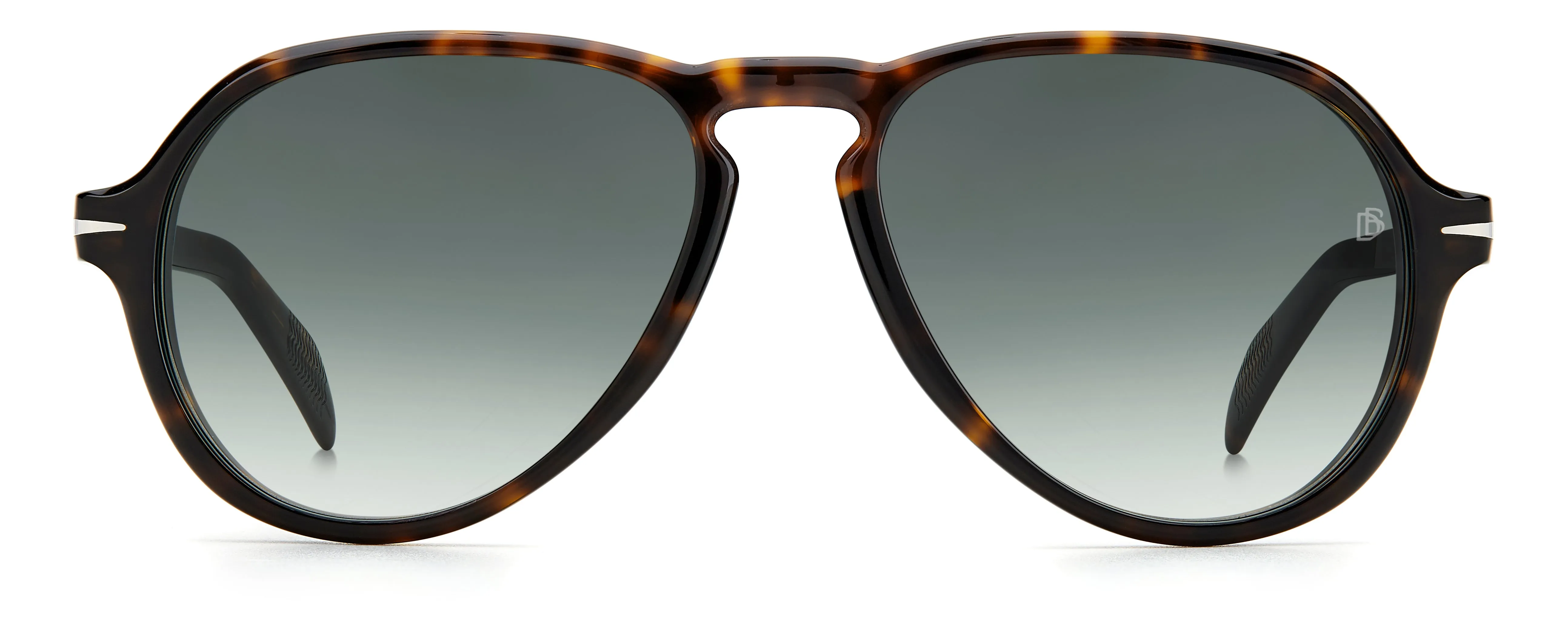 DAVID BECKHAM DB 7079/S 086/9K Occhiali da sole Acetato Havana Multicolore Pilot Sfumato - immagine 2