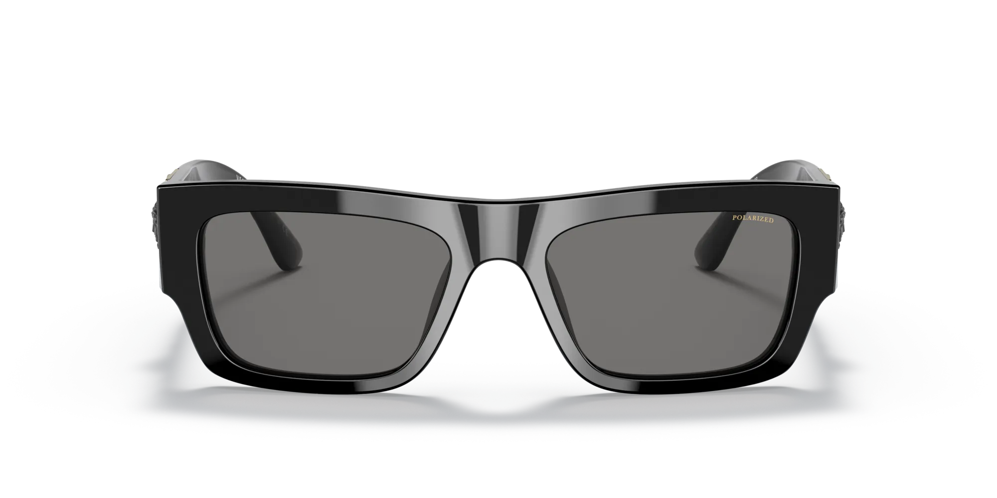 Versace VE4416U GB1/81 Occhiali da sole Acetato Nero Grigio Squadrata Polarizzata - immagine 3