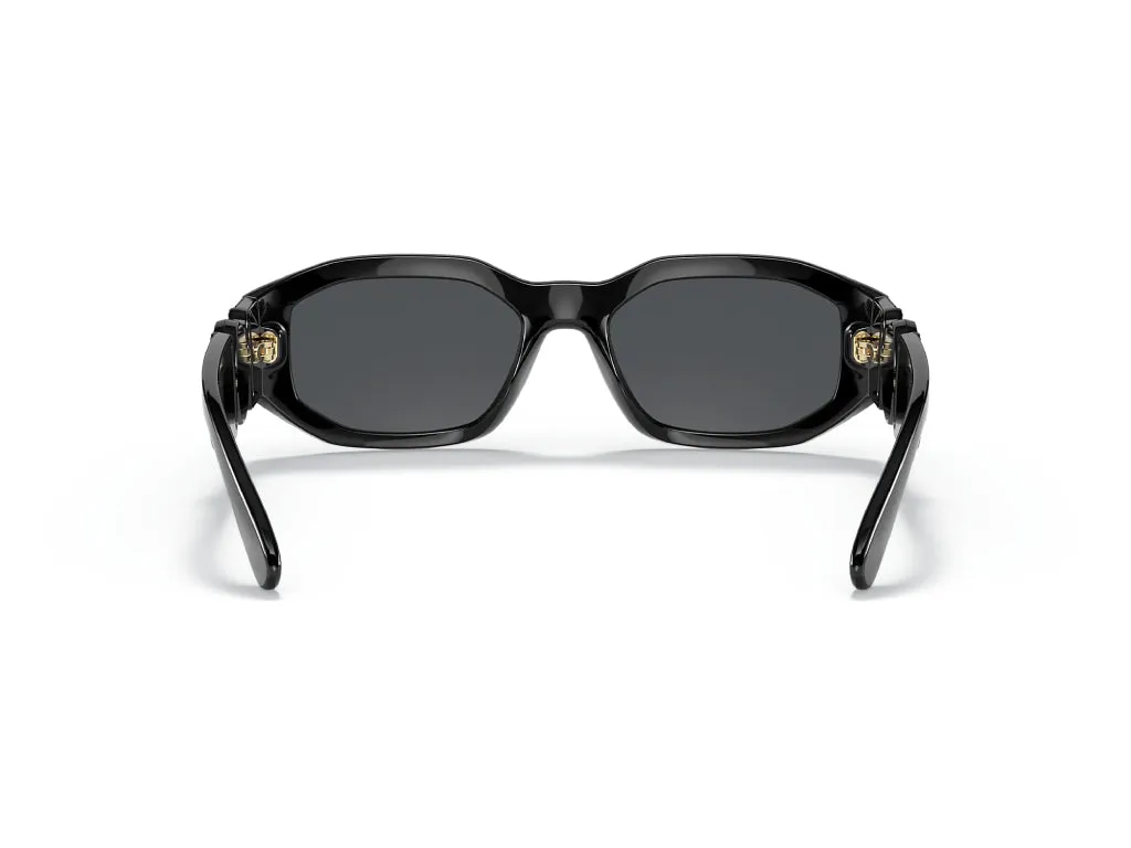 Versace VE4361 536087 Occhiali da sole Nylon Nero Grigio Geometrica Normale - immagine 2