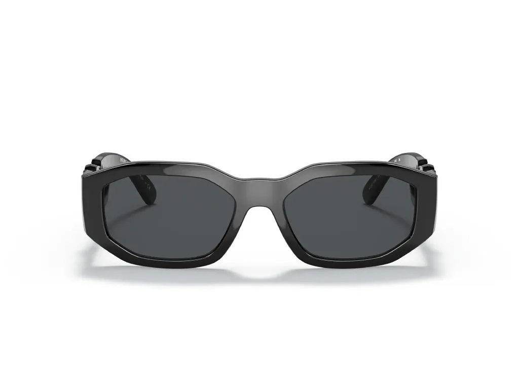 Versace VE4361 536087 Occhiali da sole Nylon Nero Grigio Geometrica Normale - immagine 4