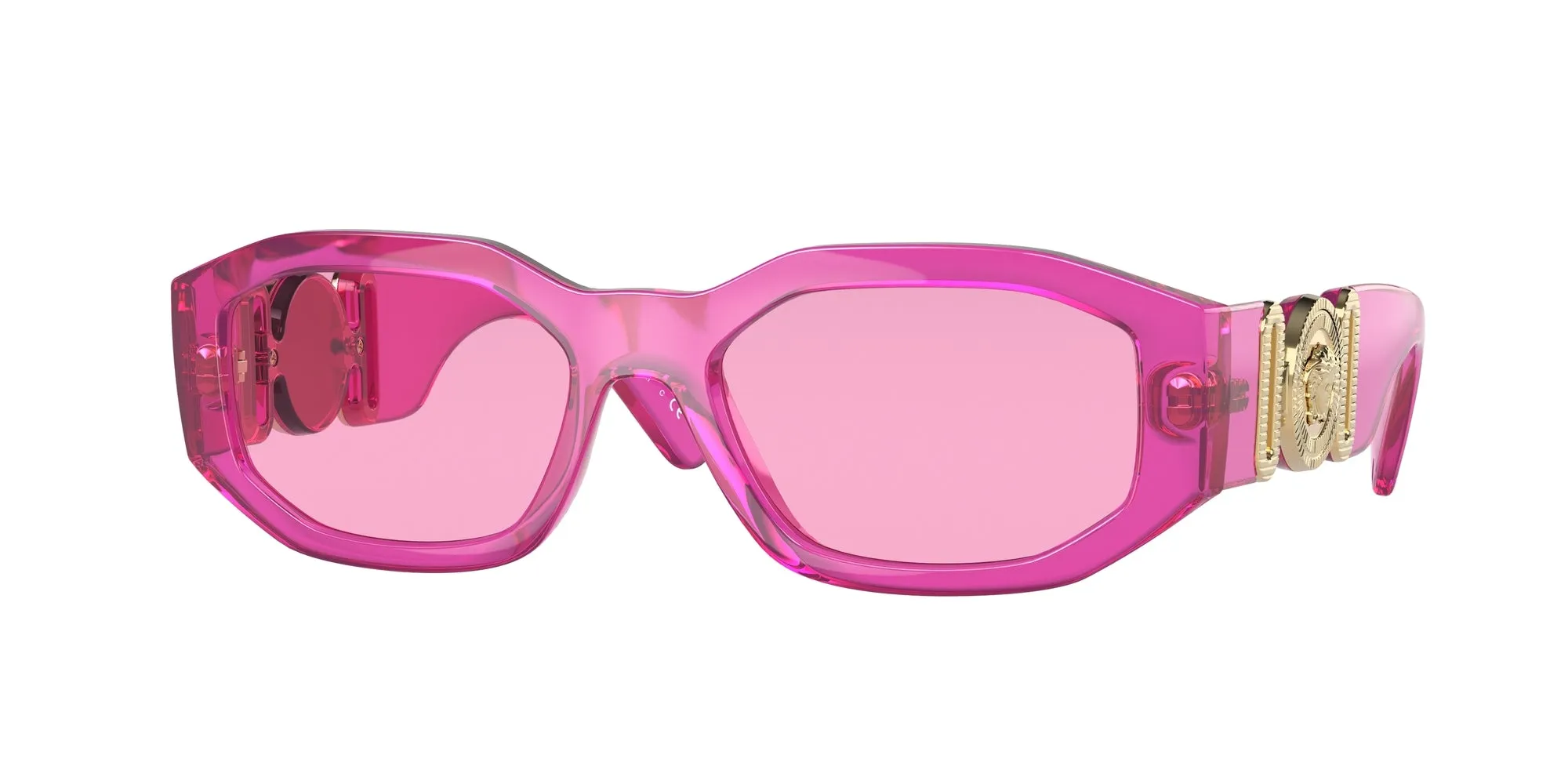 Versace VE4361 5334/5 Occhiali da sole Nylon Rosa Rosa Geometrica Normale - immagine 1
