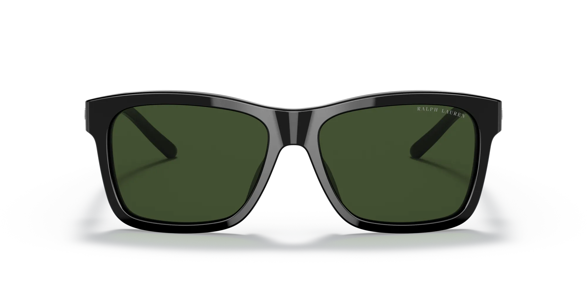 Ralph Lauren RL8203QU 500171 Occhiali da sole Acetato Nero Verde Squadrata Normale - immagine 3