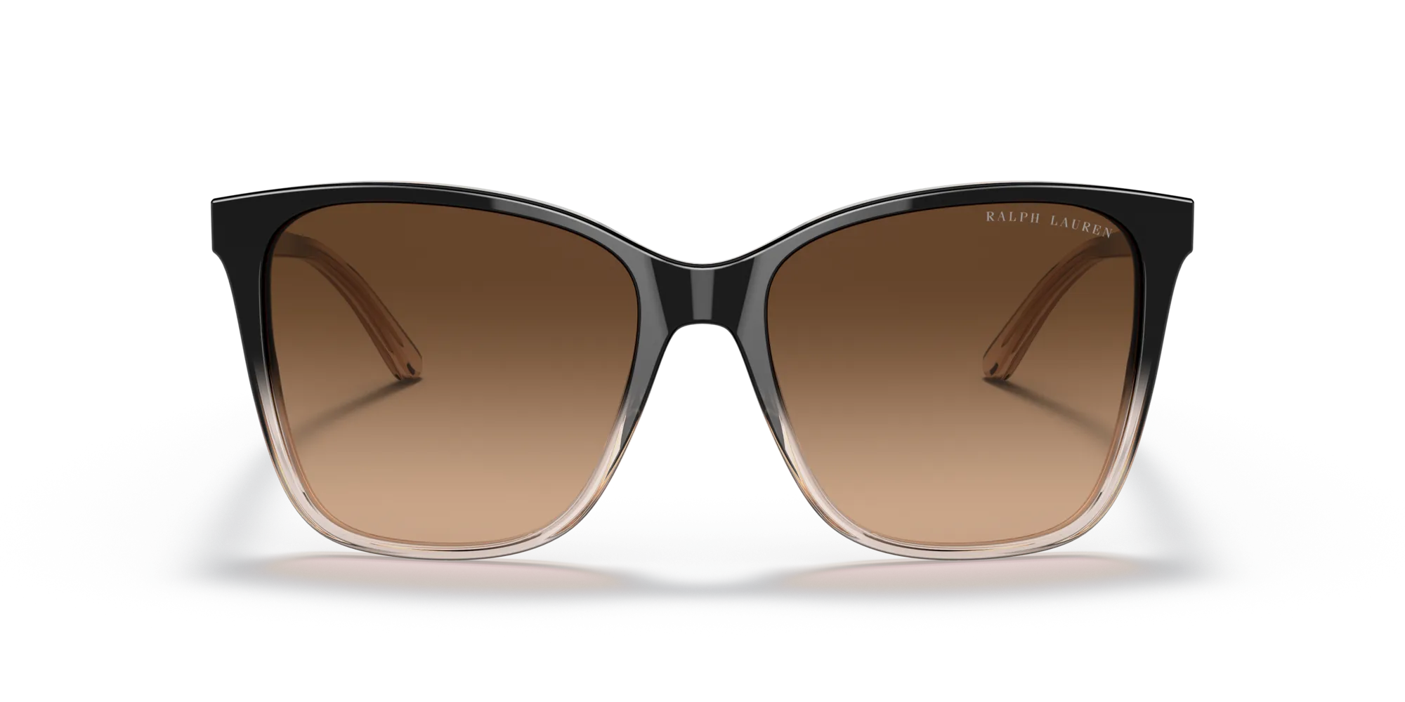 Ralph Lauren RL8201 602274 Occhiali da sole Acetato Nero Marrone Pillow Normale Sfumato - immagine 3