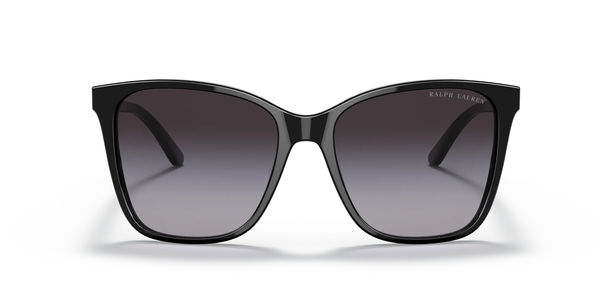Ralph Lauren RL8201 50018G Occhiali da sole Acetato Nero Grigio Pillow Normale Sfumato - immagine 3