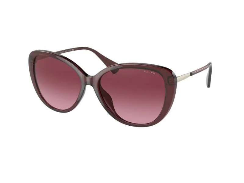 Ralph Lauren RA5288U 59128H Occhiali da sole Iniettato Bordeaux Viola Farfalla Sfumato - immagine 1