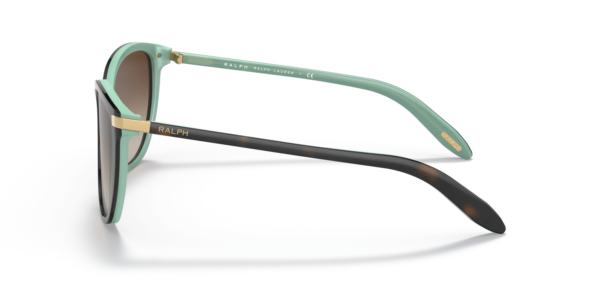 Ralph Lauren RA5160 RA5160 601/13 Occhiali da sole Acetato Tartaruga Marrone Cat Eye Normale Sfumato - immagine 4