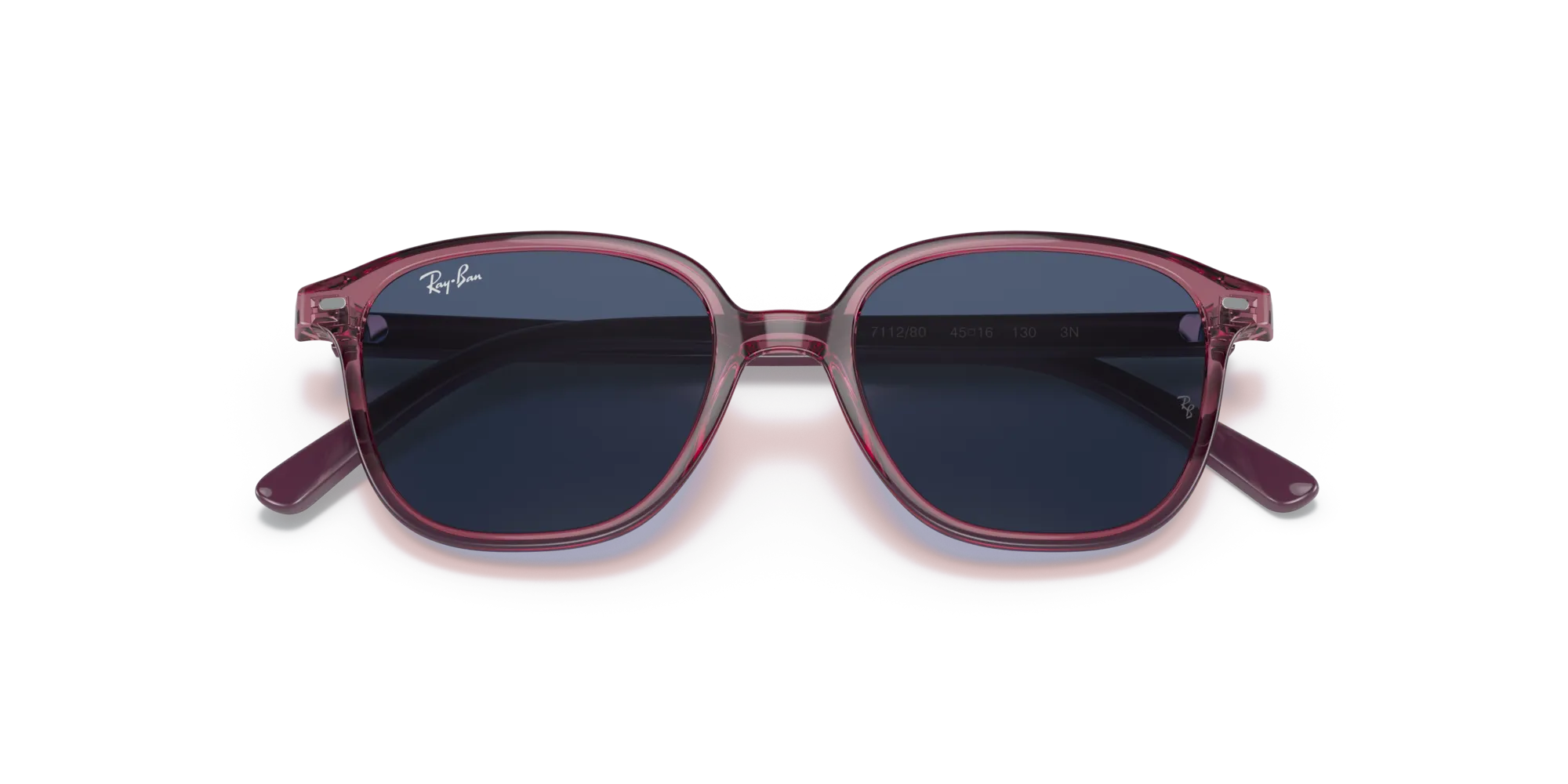 Ray - Ban RJ9093S JUNIOR LEONARD 711280 Occhiali da sole Nylon Rosa Blu Squadrata Normale - immagine 2