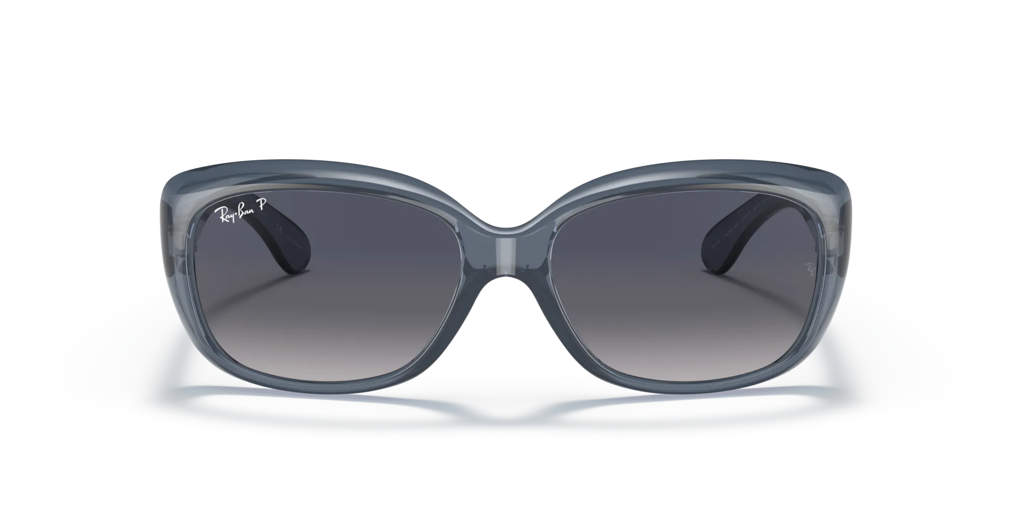 Ray - Ban RB4101 JACKIE OHH 659278 Occhiali da sole Nylon Blu Blu Farfalla Polarizzata Sfumato - immagine 3