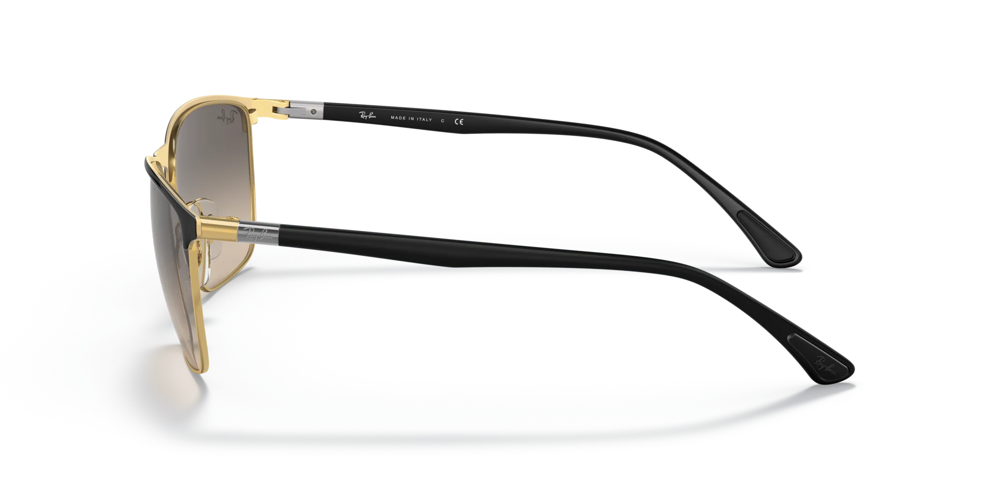 Ray - Ban RB3686 187/32 Occhiali da sole Acciaio Nero Grigio Squadrata Normale Sfumato - immagine 4