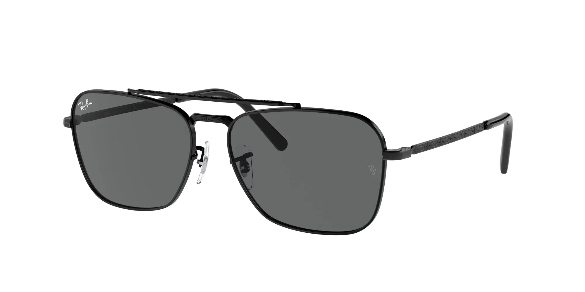 Ray - Ban RB3636 NEW CARAVAN 002/B1 Occhiali da sole Metallo Nero Grigio Squadrata Normale - immagine 1