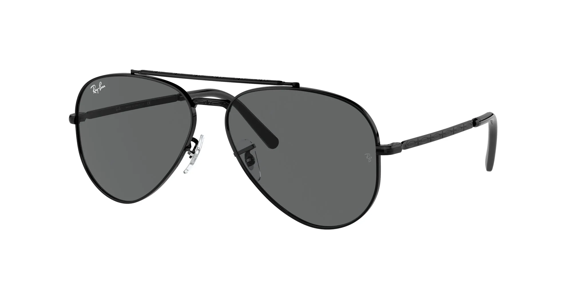 Ray - Ban RB3625 NEW AVIATOR 002/B1 Occhiali da sole Metallo Nero Grigio Pilot Normale - immagine 1