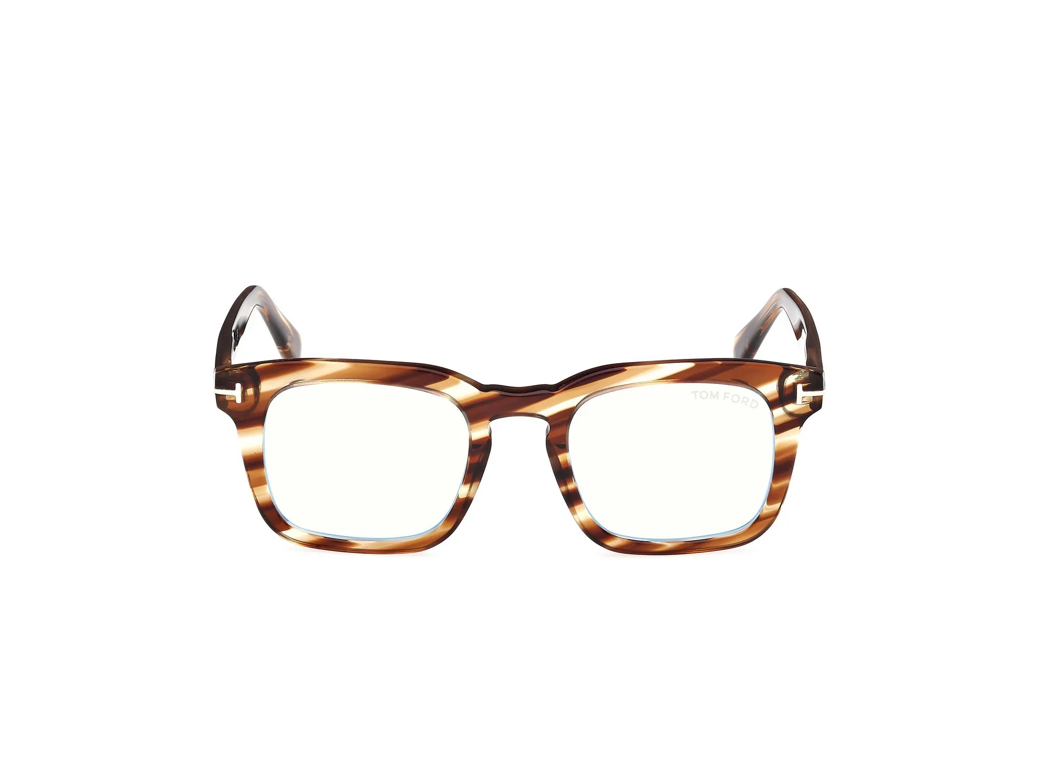 TOM FORD FT6025-B 53 Montature da vista Acetato Havana Squadrata Normale - immagine 2