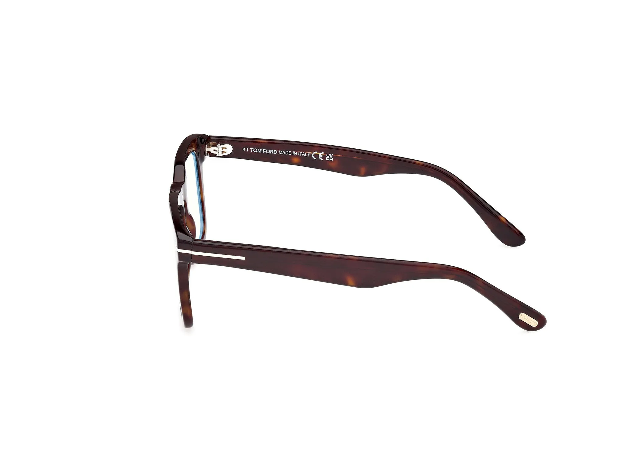 TOM FORD FT6025-B 52 Montature da vista Acetato Havana Squadrata Normale - immagine 3
