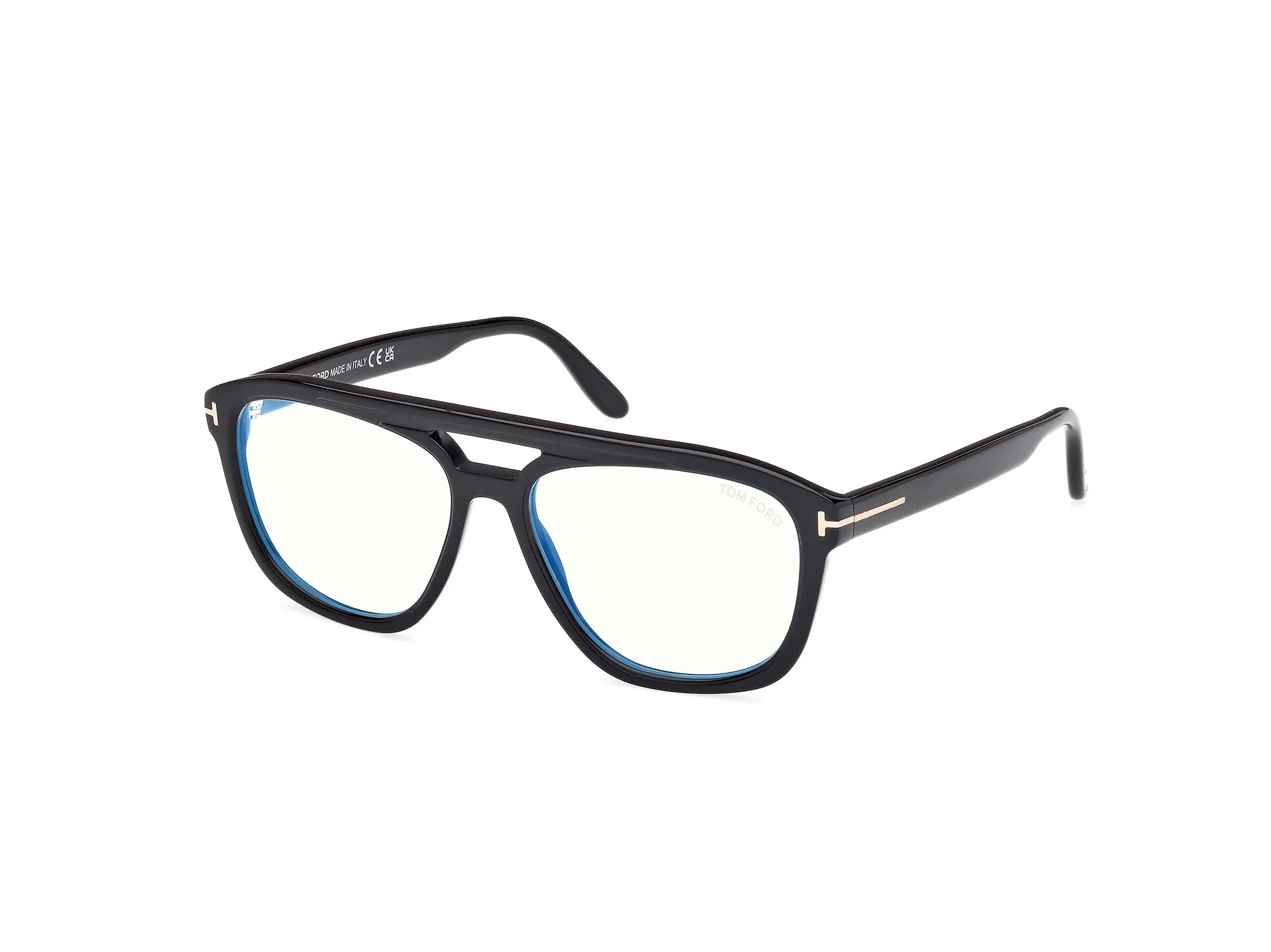 TOM FORD FT6024-B 1 Montature da vista Acetato Nero Squadrata Normale - immagine 1