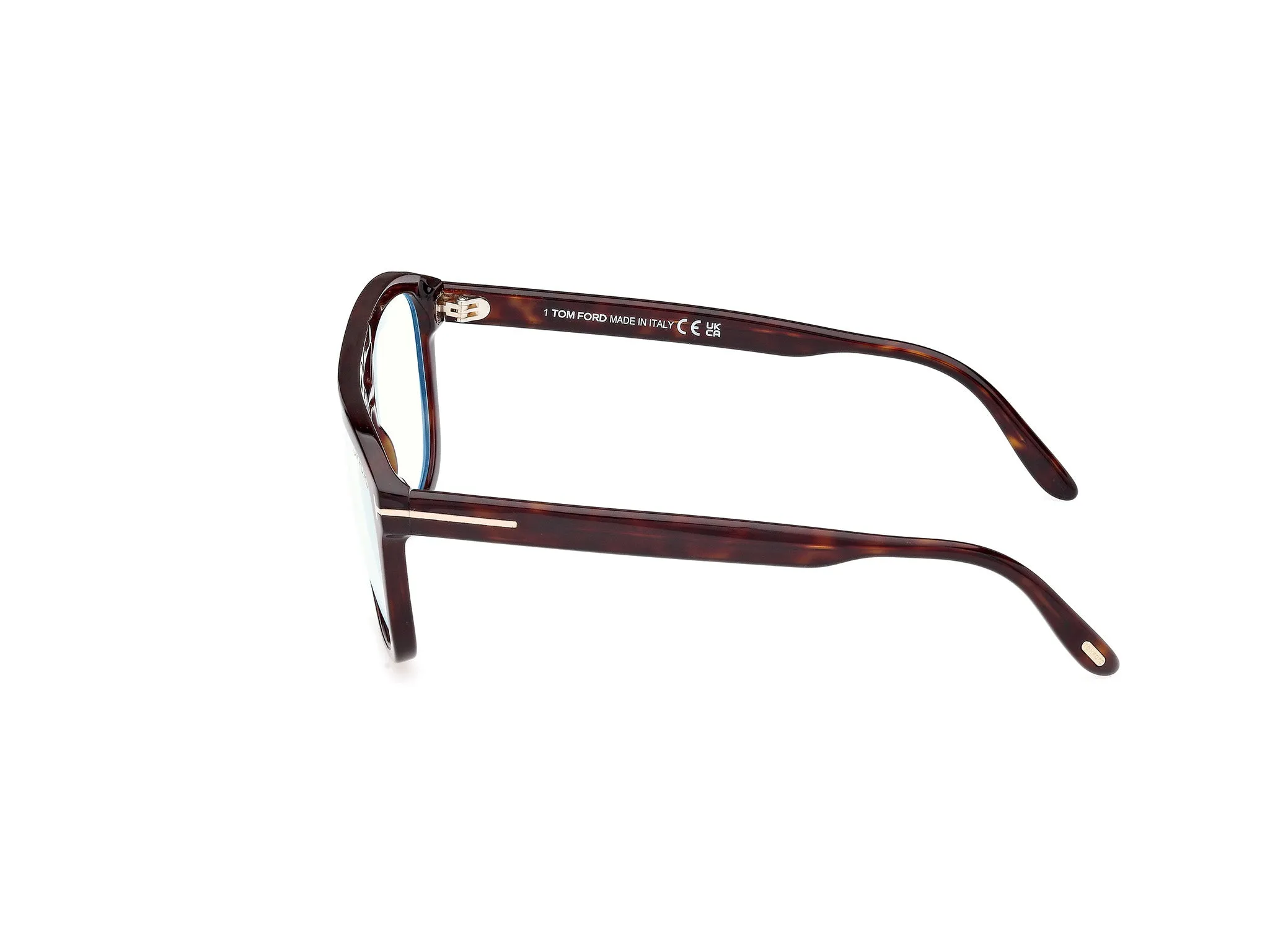 TOM FORD FT6024-B 52 Montature da vista Acetato Havana Squadrata Normale - immagine 3