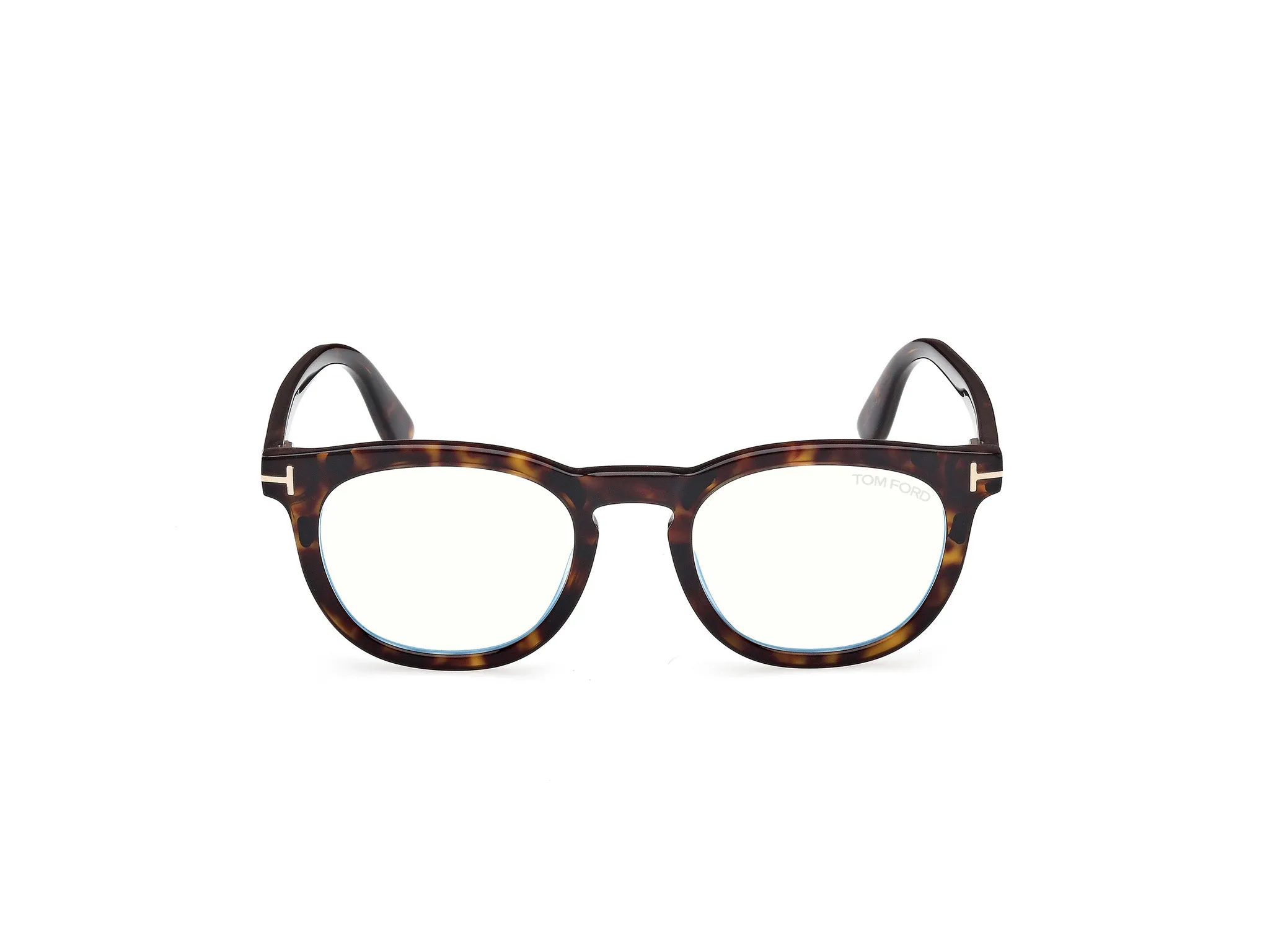 TOM FORD FT5993-B 52 Montature da vista Acetato Havana Rotonda Normale - immagine 2